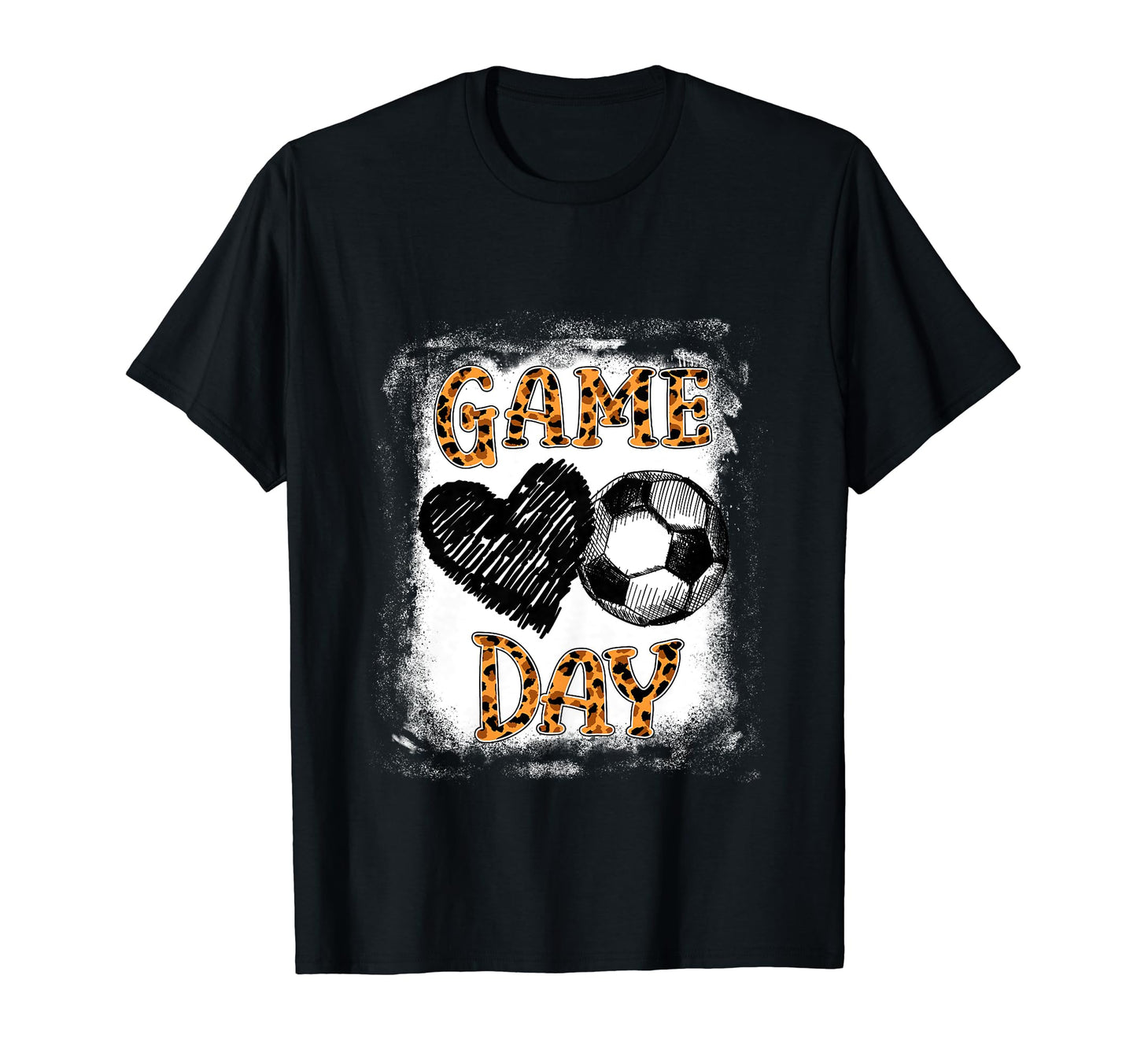 Soccer Game Day Leopard Cheetah T-Shirt - Streetwear Style Men Women - T-Shirt, Sweatshirt, Hoodie