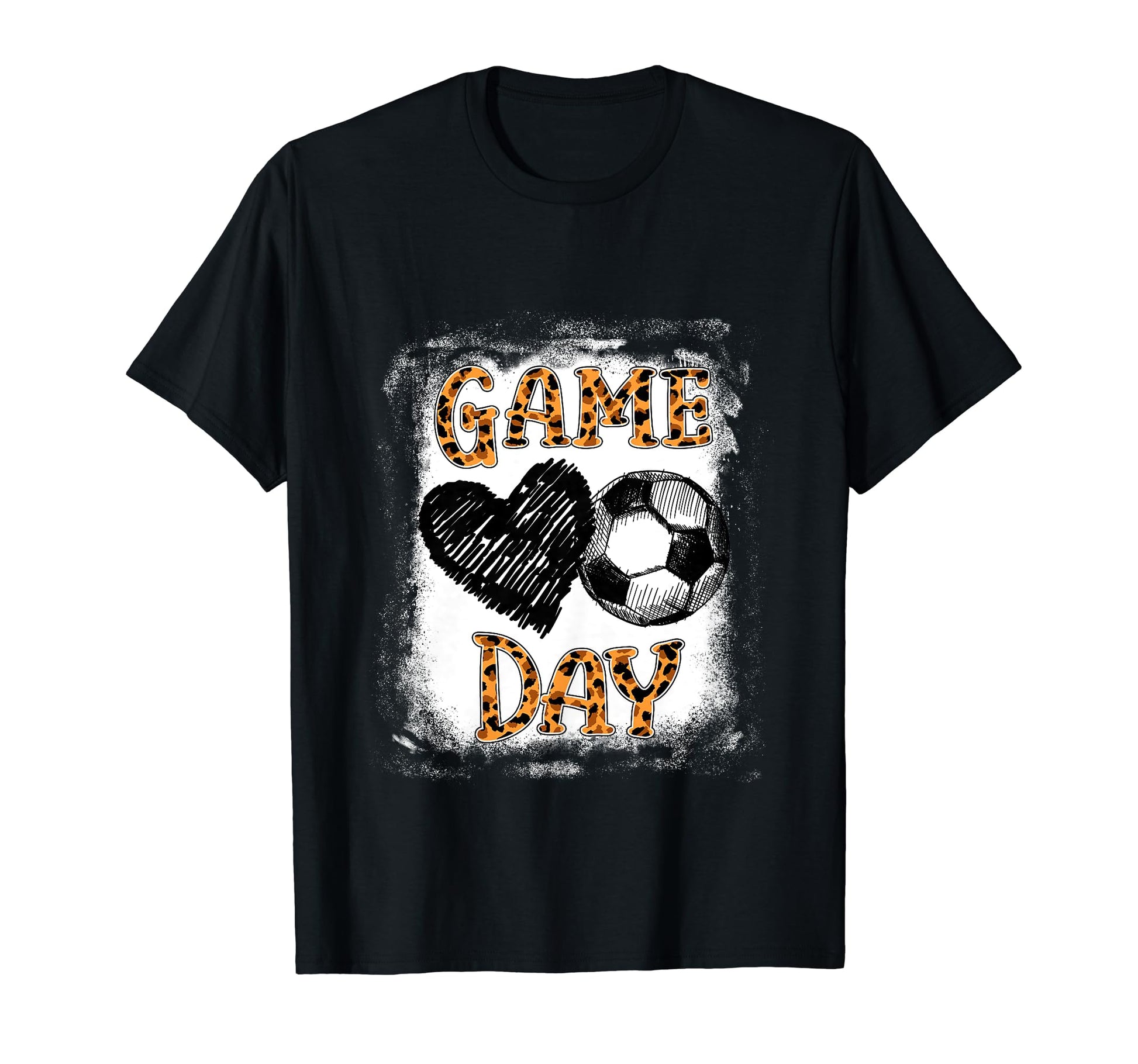 Soccer Game Day Leopard Cheetah T-Shirt - Streetwear Style Men Women - T-Shirt, Sweatshirt, Hoodie