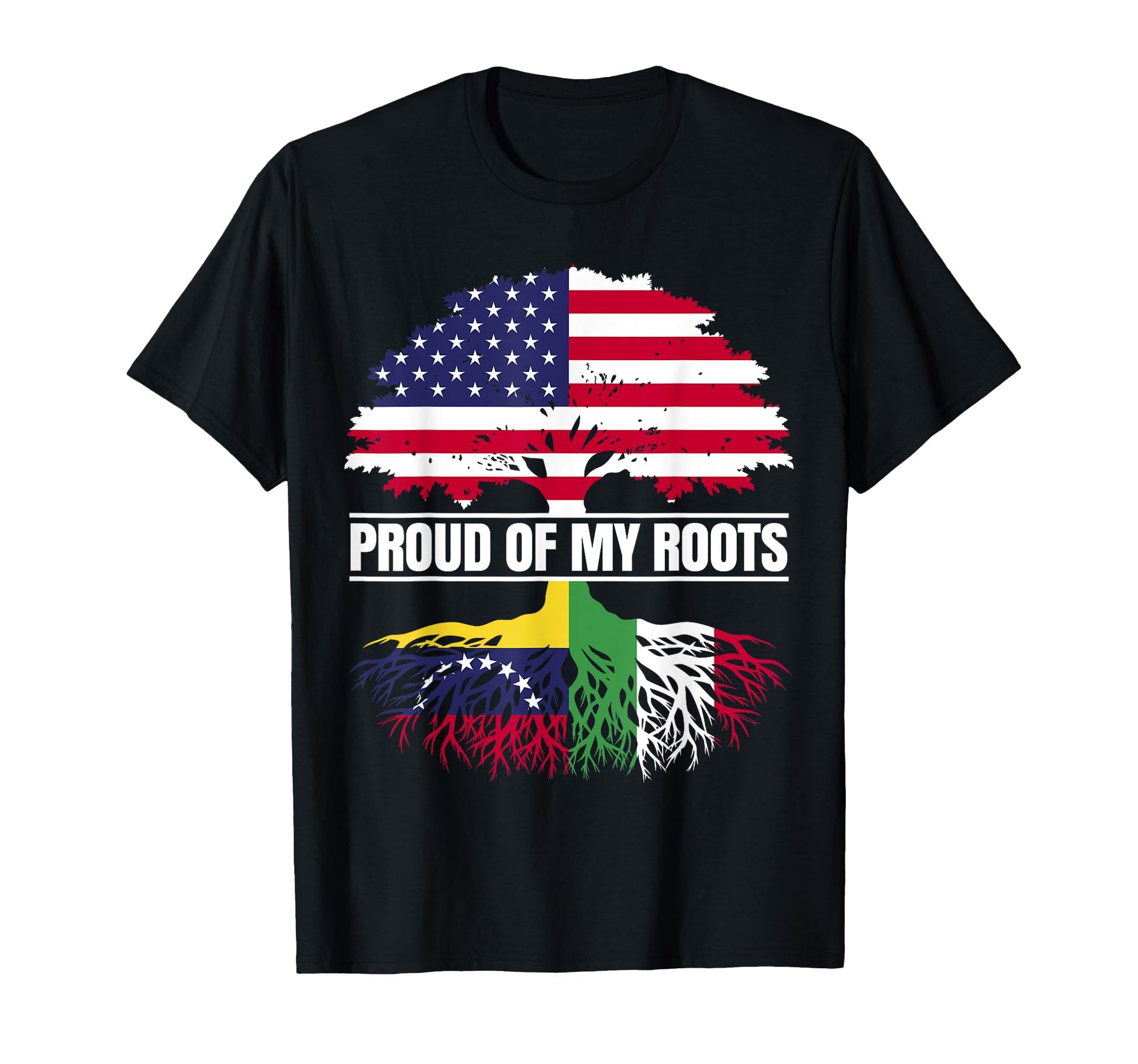 Venezuela Italy Heritage Mix Proud Roots T-Shirt - Streetwear Style Unisex - T-Shirt, Sweatshirt, Hoodie