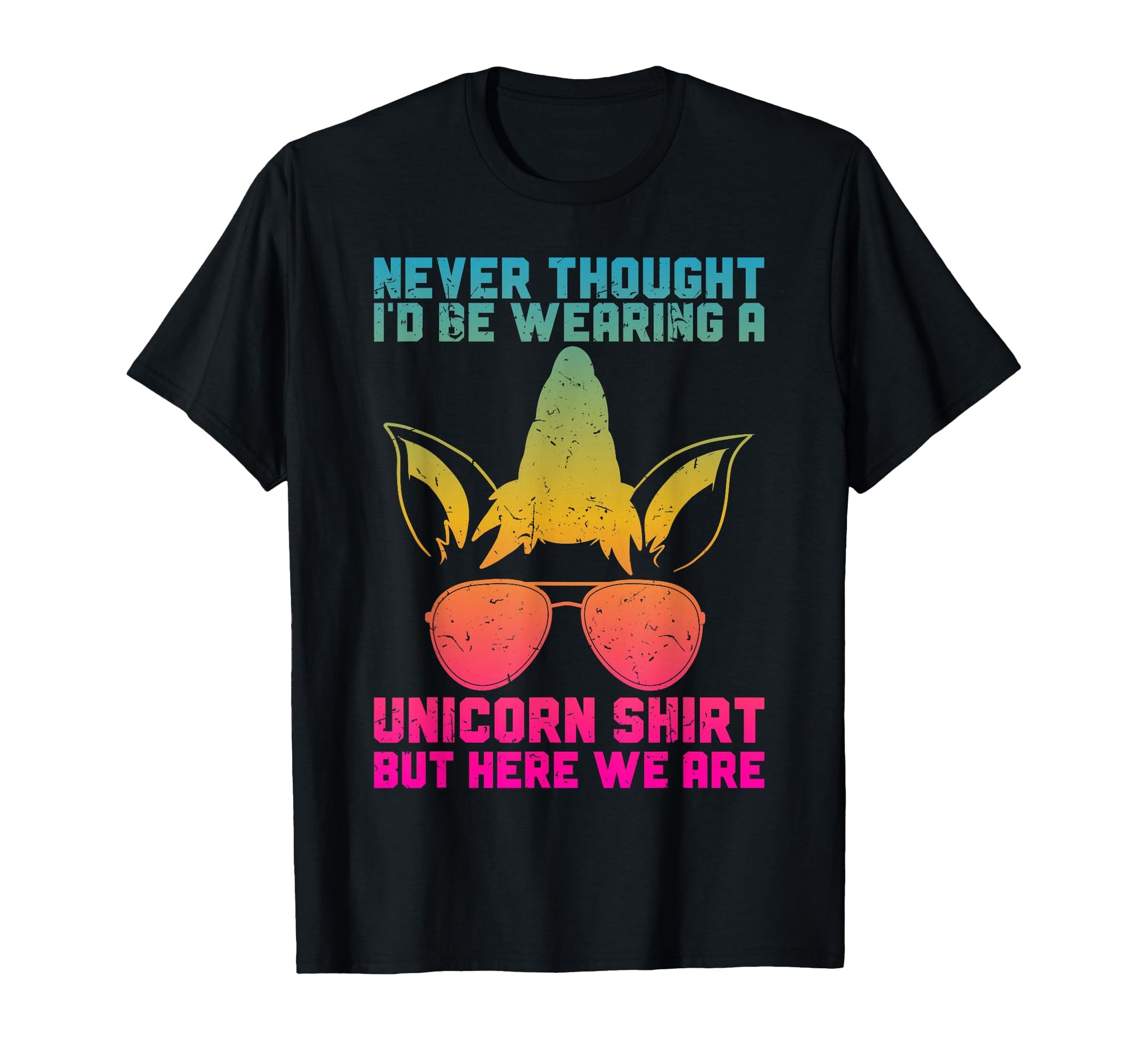 Fathers Day I Wear Unicorn Dadacorn Funny T-Shirt - Custom Art Print Unisex - T-Shirt, Sweatshirt, Hoodie