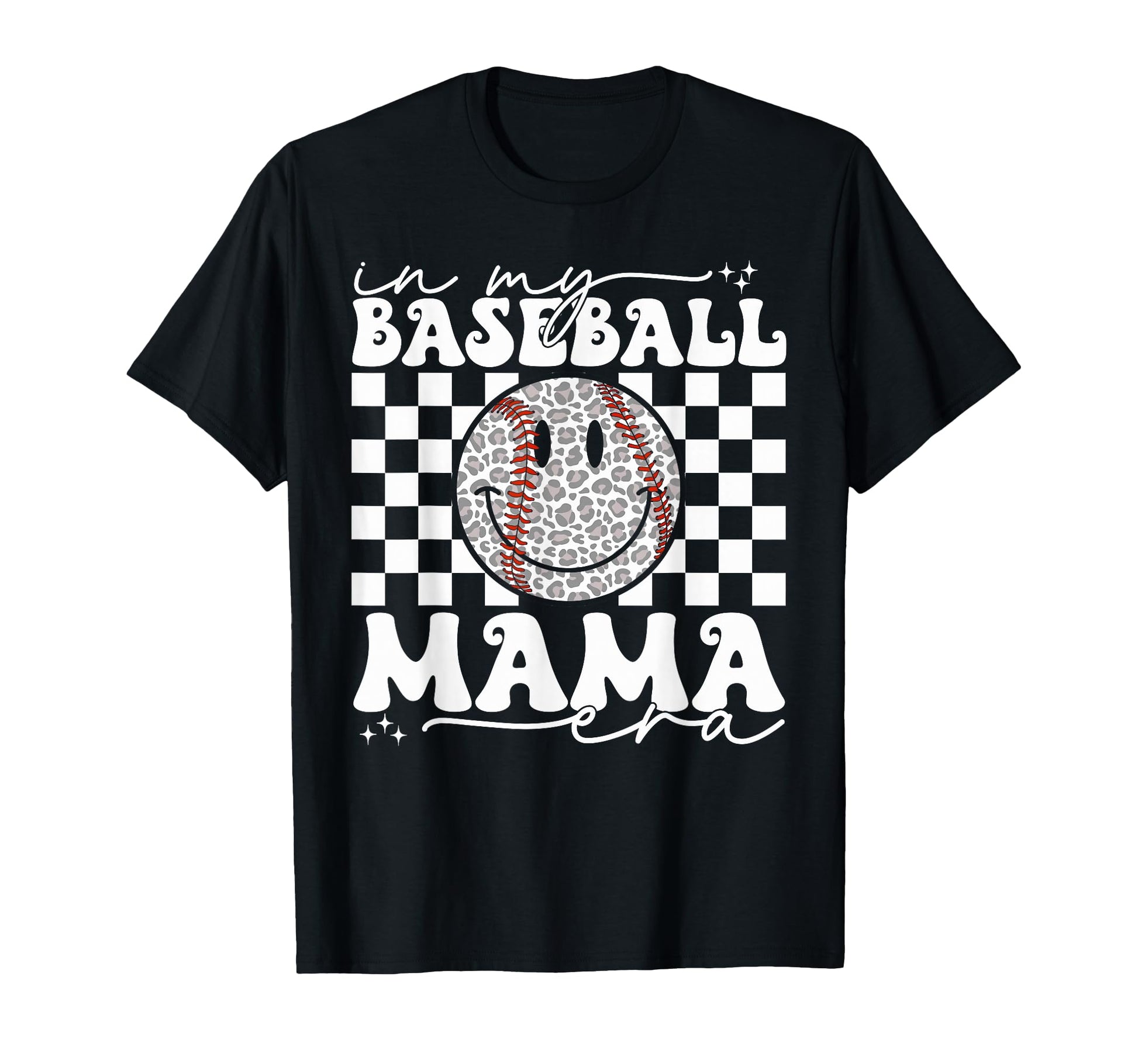 My Baseball Mom Mama Era Leopard Mom T-Shirt - Graphic Print for Adults - T-Shirt, Sweatshirt, Hoodie