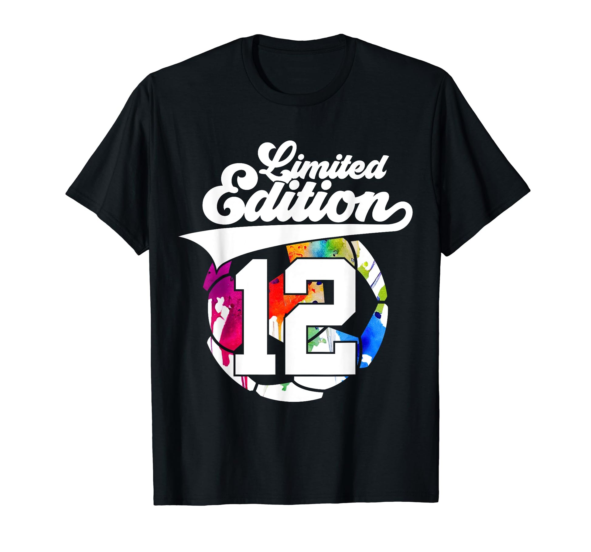 12 Years Soccer 12Th Birthday T-Shirt - Custom Art Print Men Women - T-Shirt, Sweatshirt, Hoodie