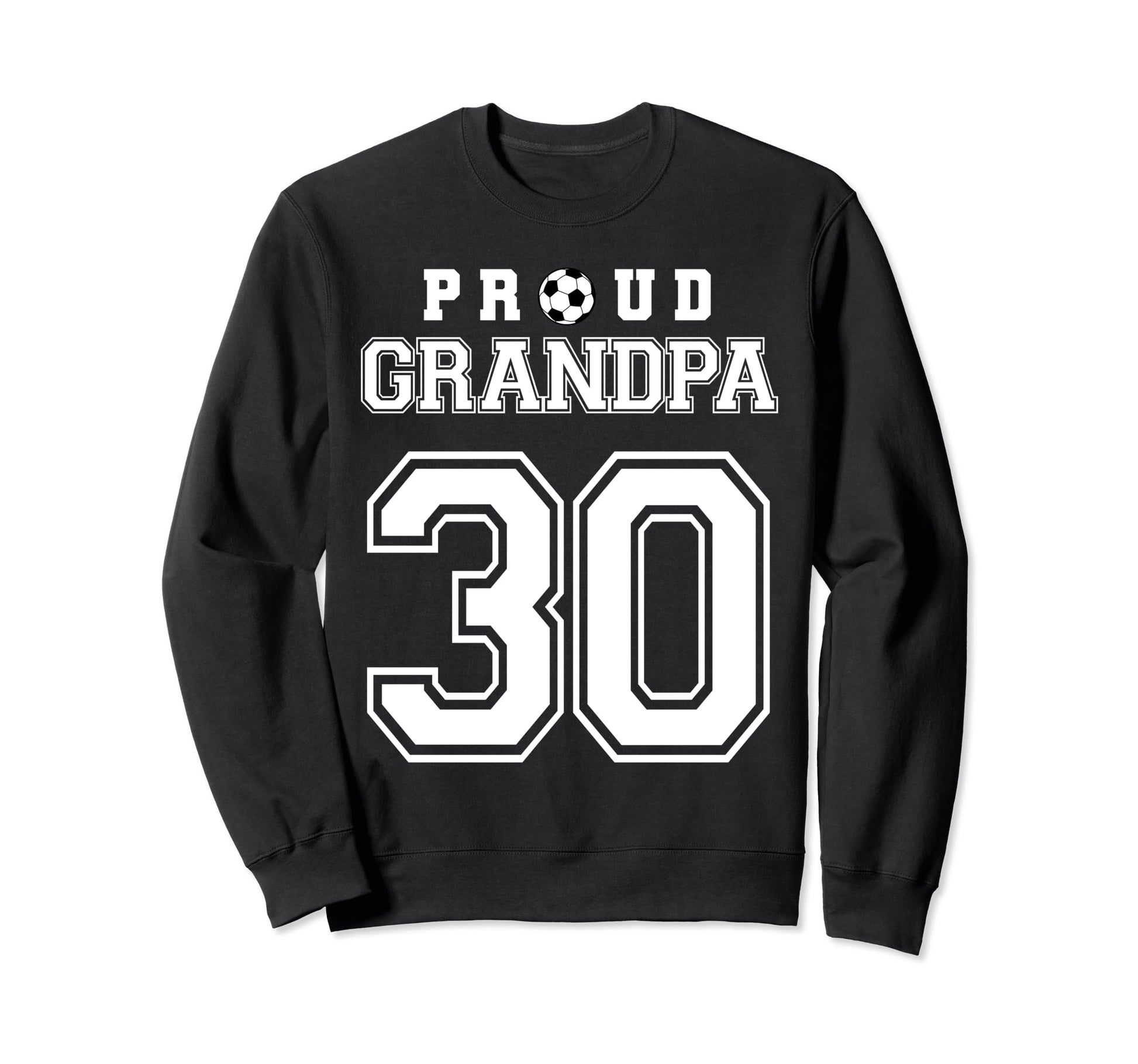 Number 30 Custom Proud Soccer Futbol Sweatshirt - Unique Graphic Unisex - T-Shirt, Sweatshirt, Hoodie