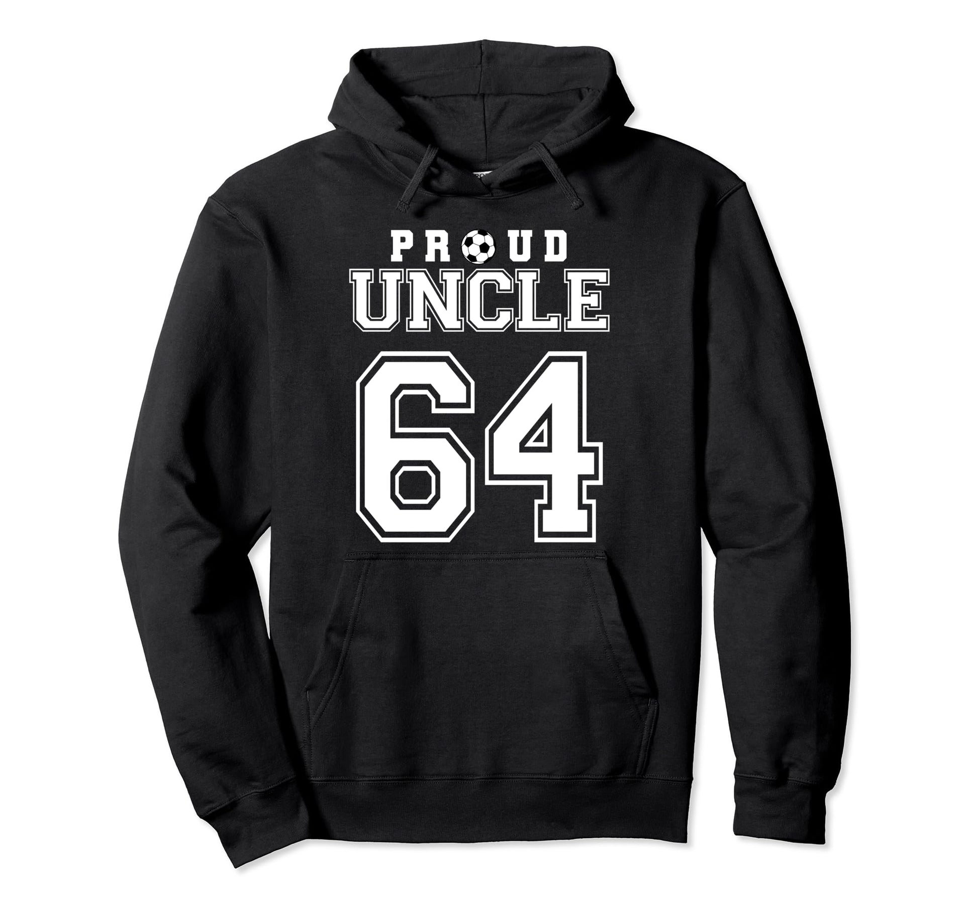 Number 64 Custom Proud Soccer Futbol Hoodie - Aesthetic Graphic Men Women - T-Shirt, Sweatshirt, Hoodie