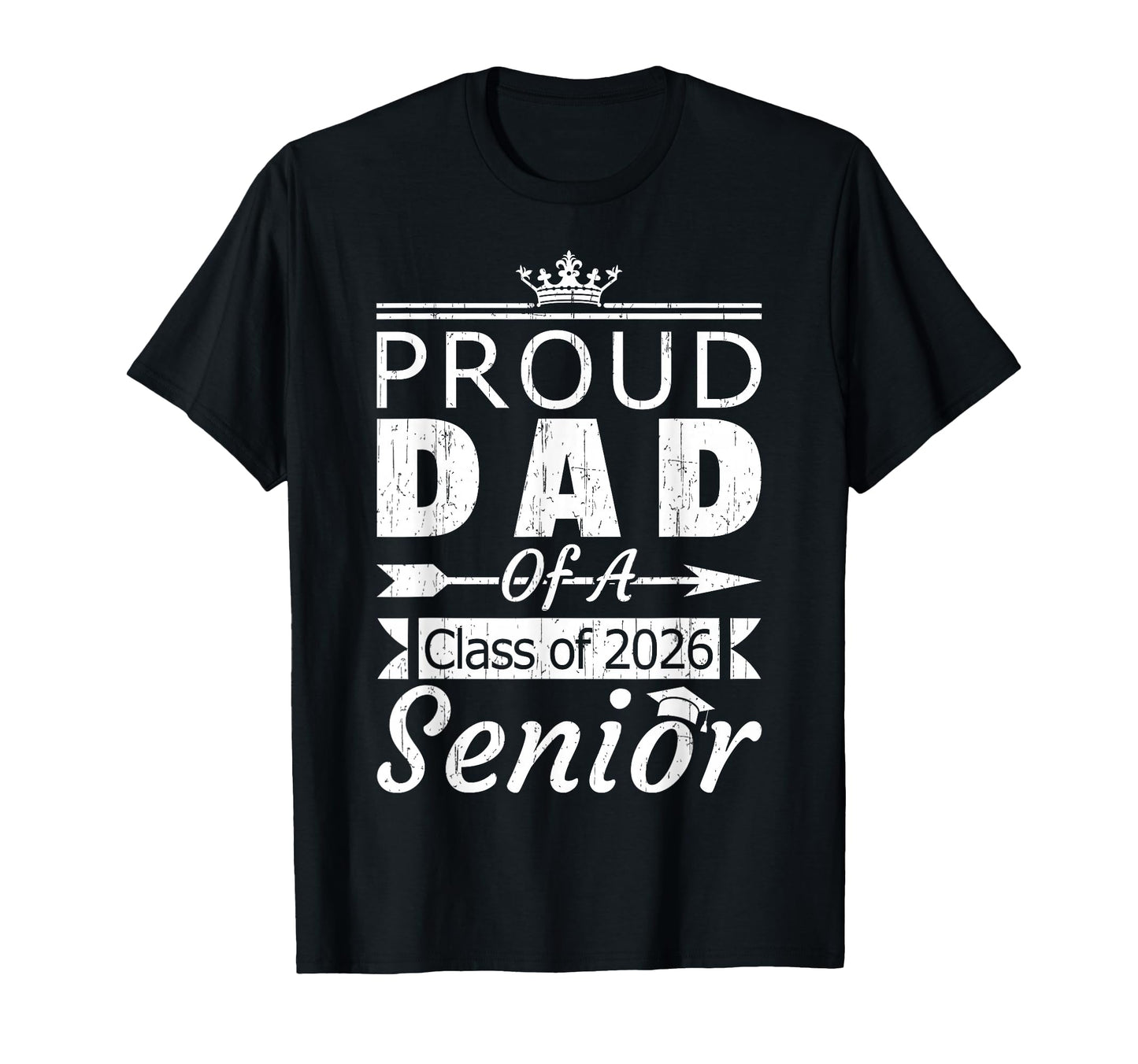 Proud Dad Class 2026 Senior Daddy T-Shirt - Minimalist Print Men Women - T-Shirt, Sweatshirt, Hoodie