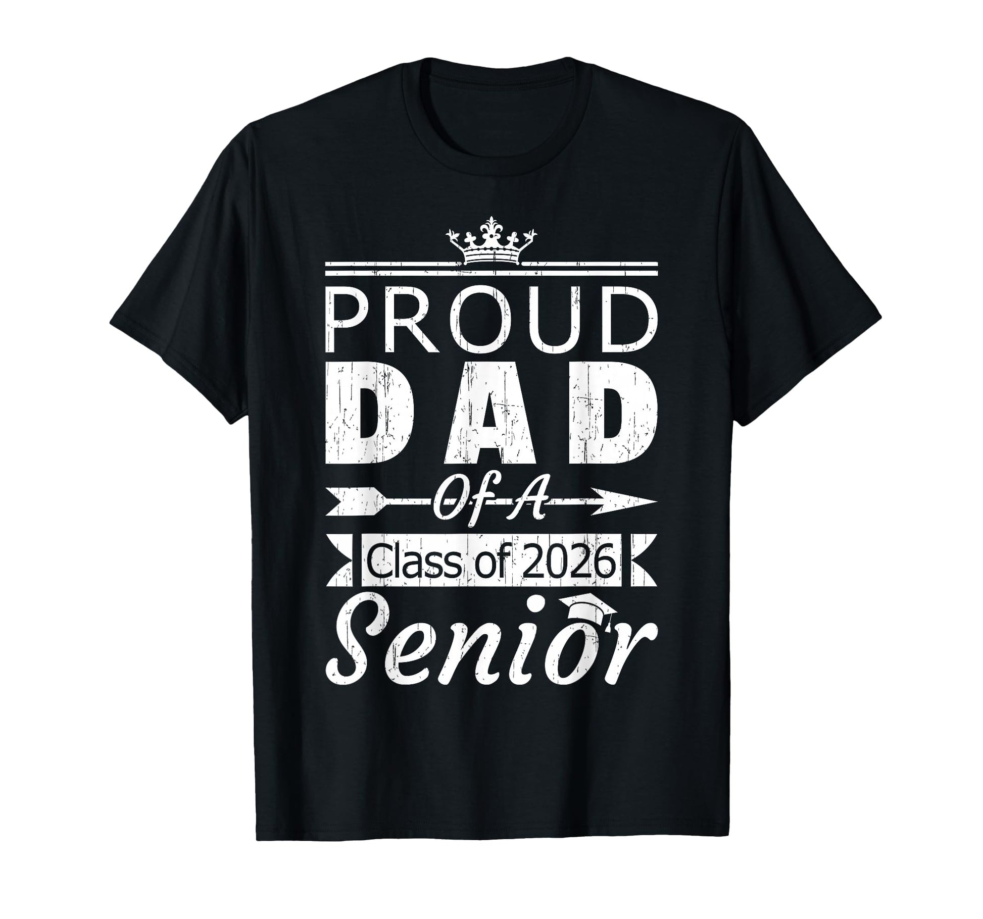 Proud Dad Class 2026 Senior Daddy T-Shirt - Minimalist Print Men Women - T-Shirt, Sweatshirt, Hoodie