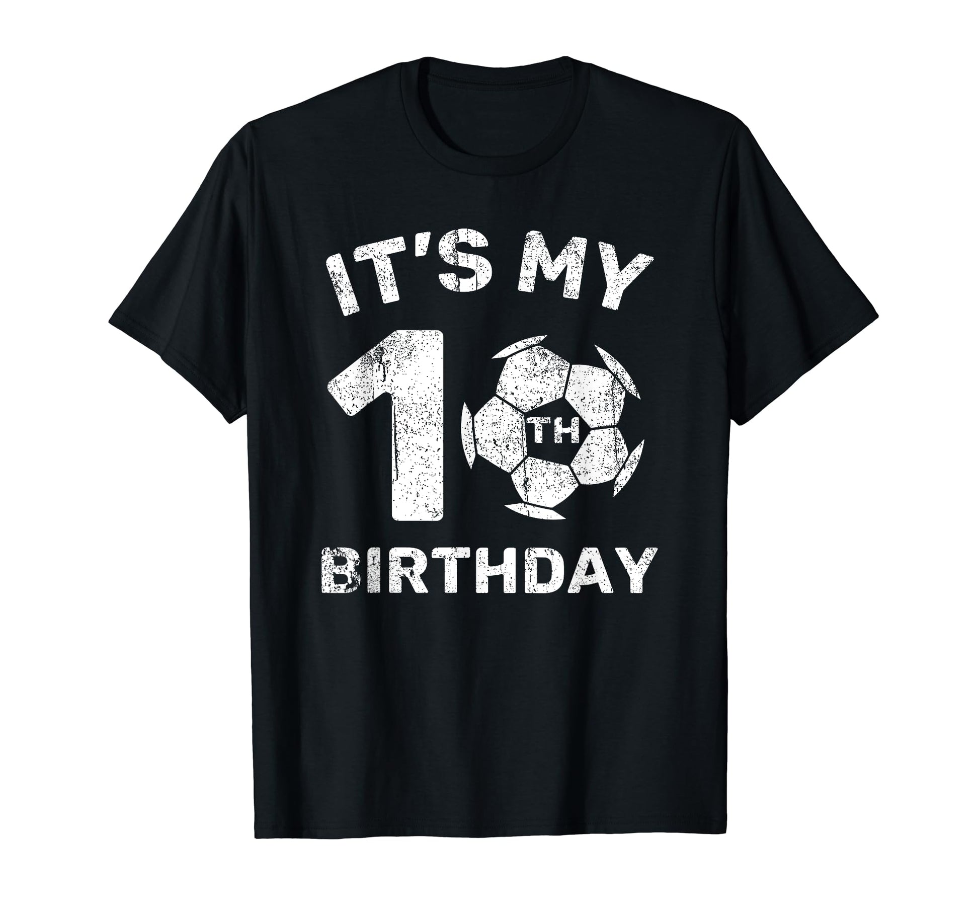 Its My 10Th Birthday Soccer Player 10 T-Shirt - Minimalist Print Unisex - T-Shirt, Sweatshirt, Hoodie