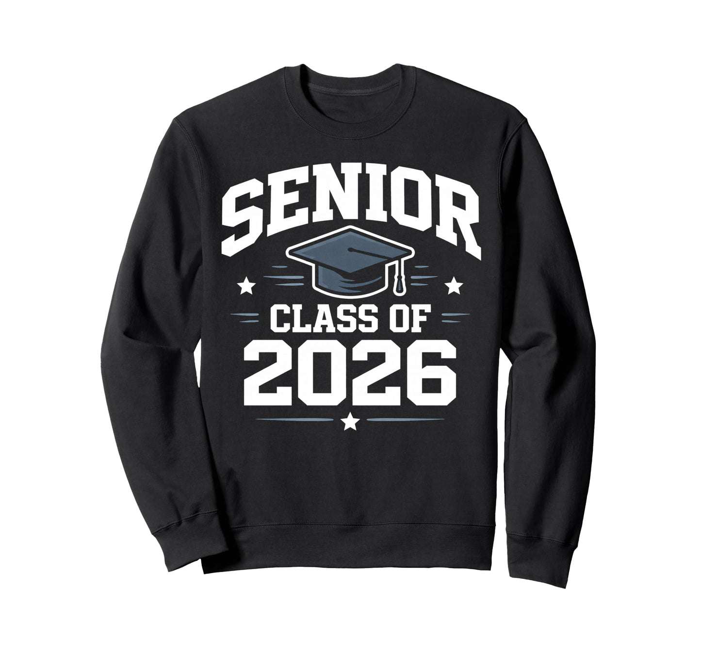 Senior Graduation School Class Sweatshirt - Minimalist Print for Adults - T-Shirt, Sweatshirt, Hoodie