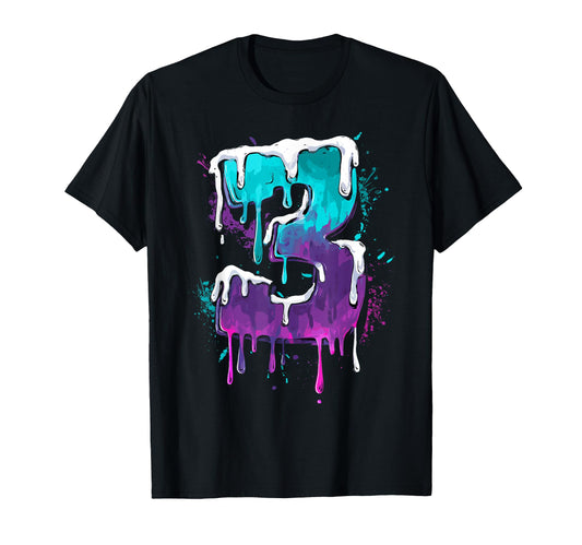 Baseball 3 Number T-Shirt - Custom Art Print Unisex - T-Shirt, Sweatshirt, Hoodie