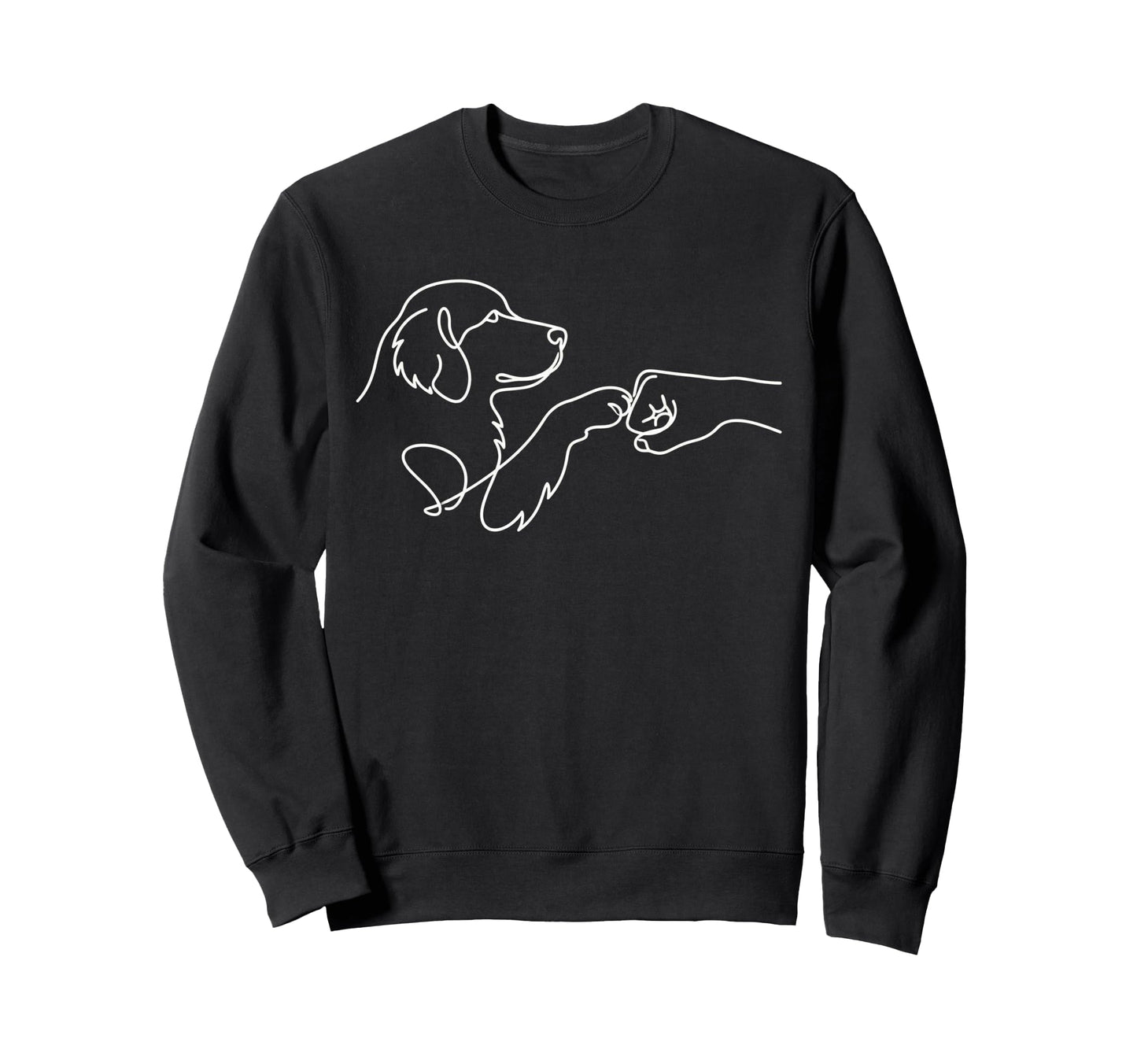 Retriever Dog Tees Dog Mom Dad Sweatshirt - Minimalist Print Unisex - T-Shirt, Sweatshirt, Hoodie