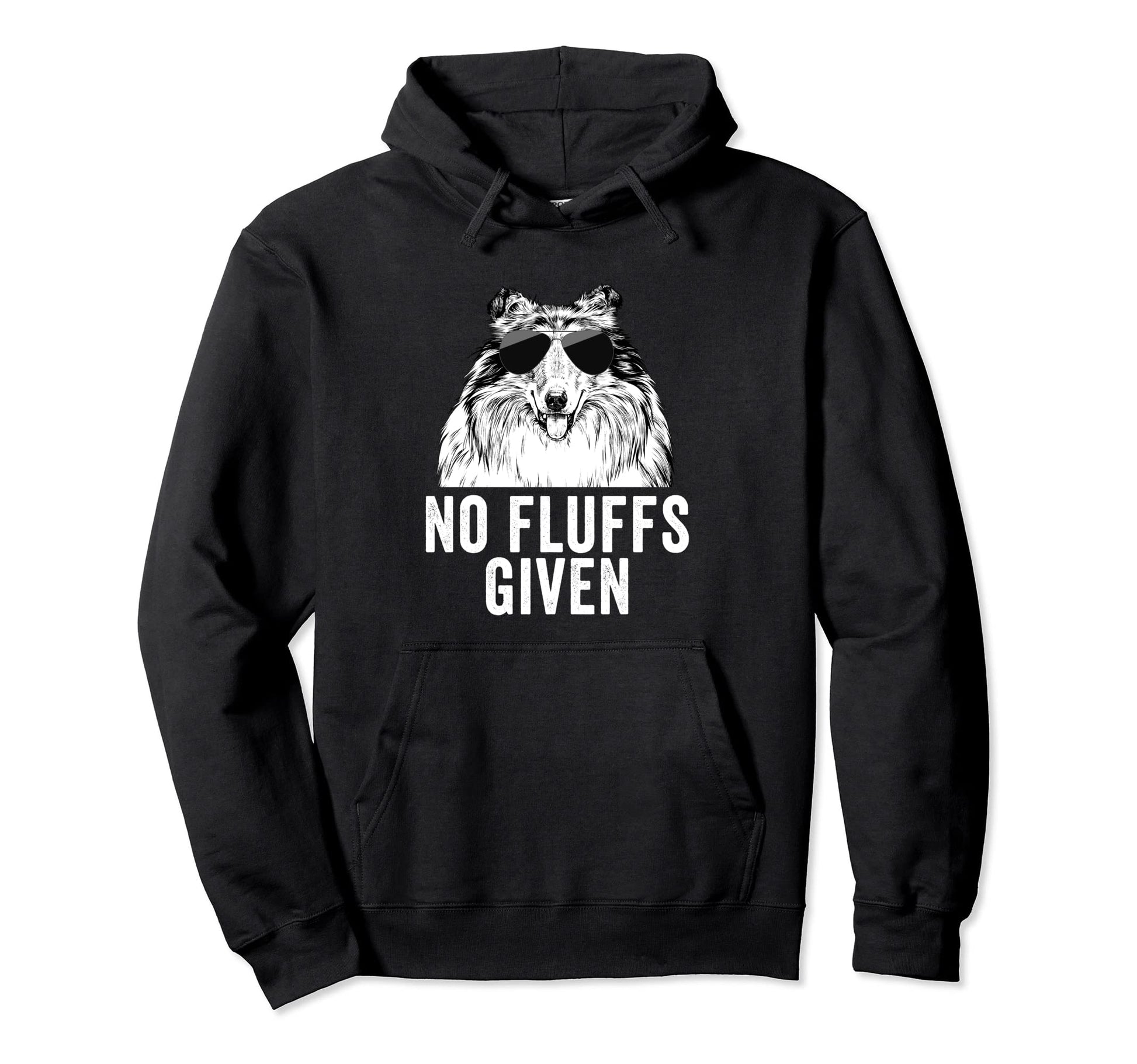 Funny No Fluffs Given Rough Hoodie - Casual Everyday Wear for Adults - T-Shirt, Sweatshirt, Hoodie