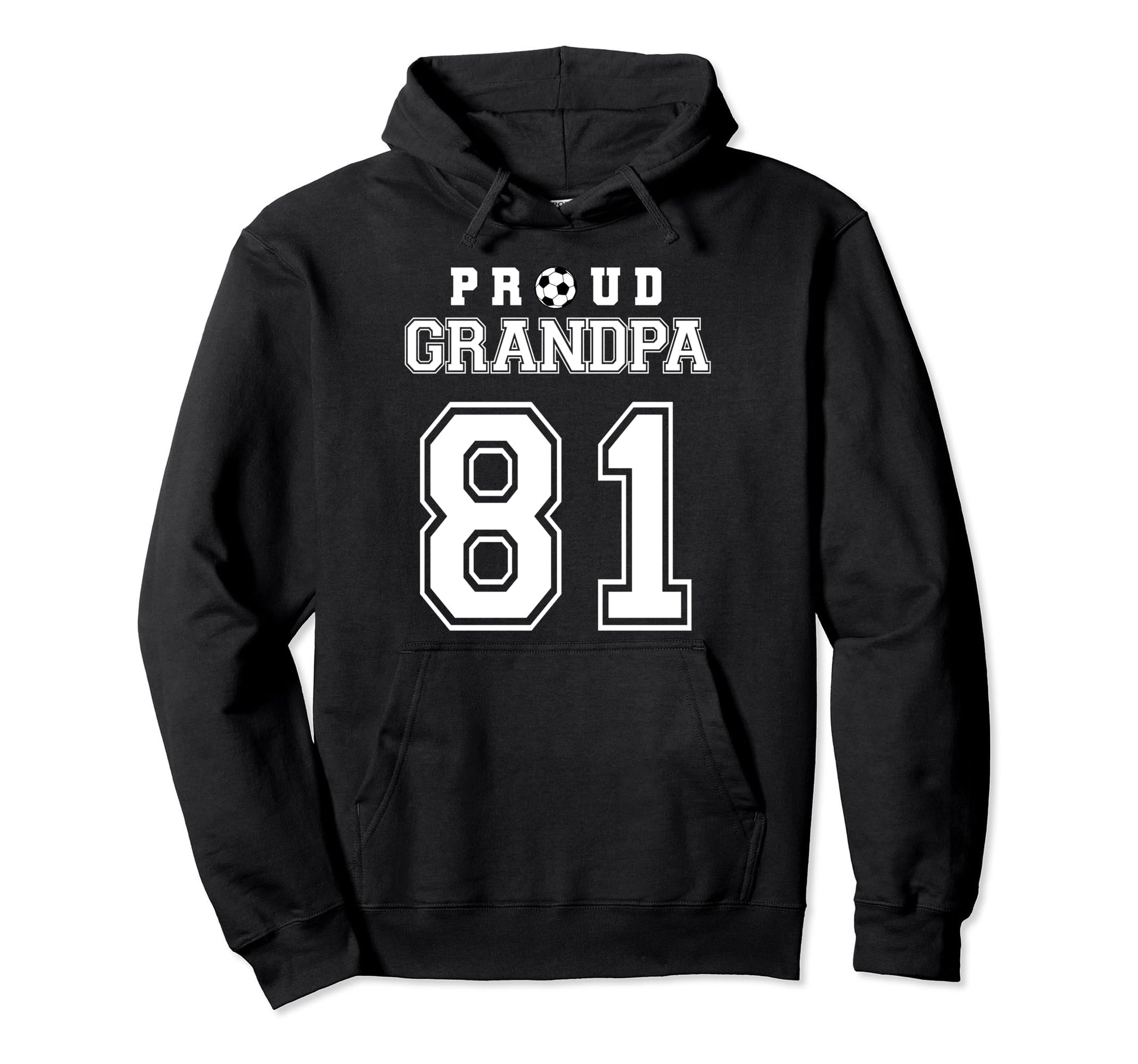 Number 81 Custom Proud Soccer Futbol Hoodie - Aesthetic Graphic Men Women - T-Shirt, Sweatshirt, Hoodie