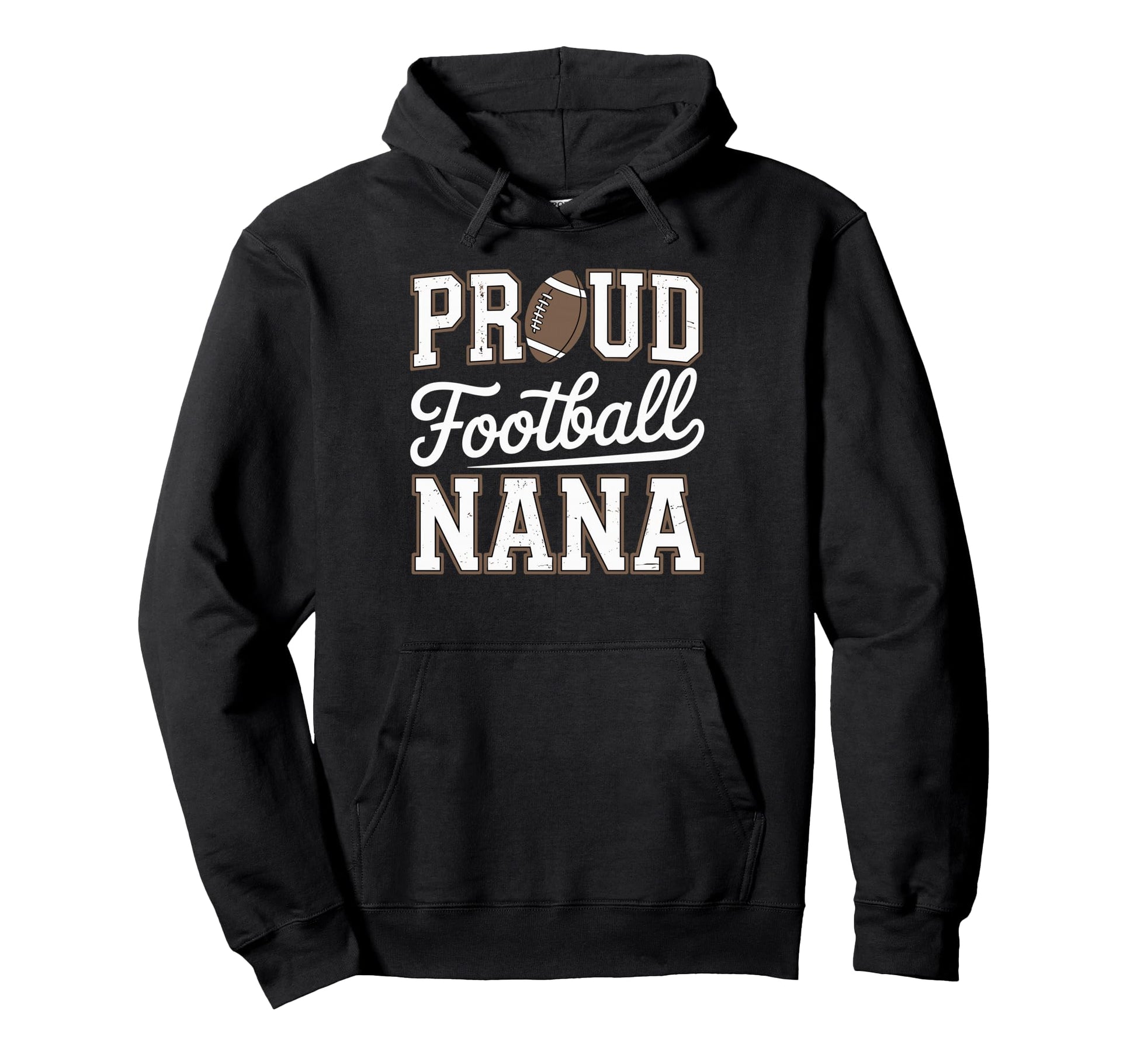Proud Football Nana Pride College Hoodie - Aesthetic Graphic Unisex - T-Shirt, Sweatshirt, Hoodie