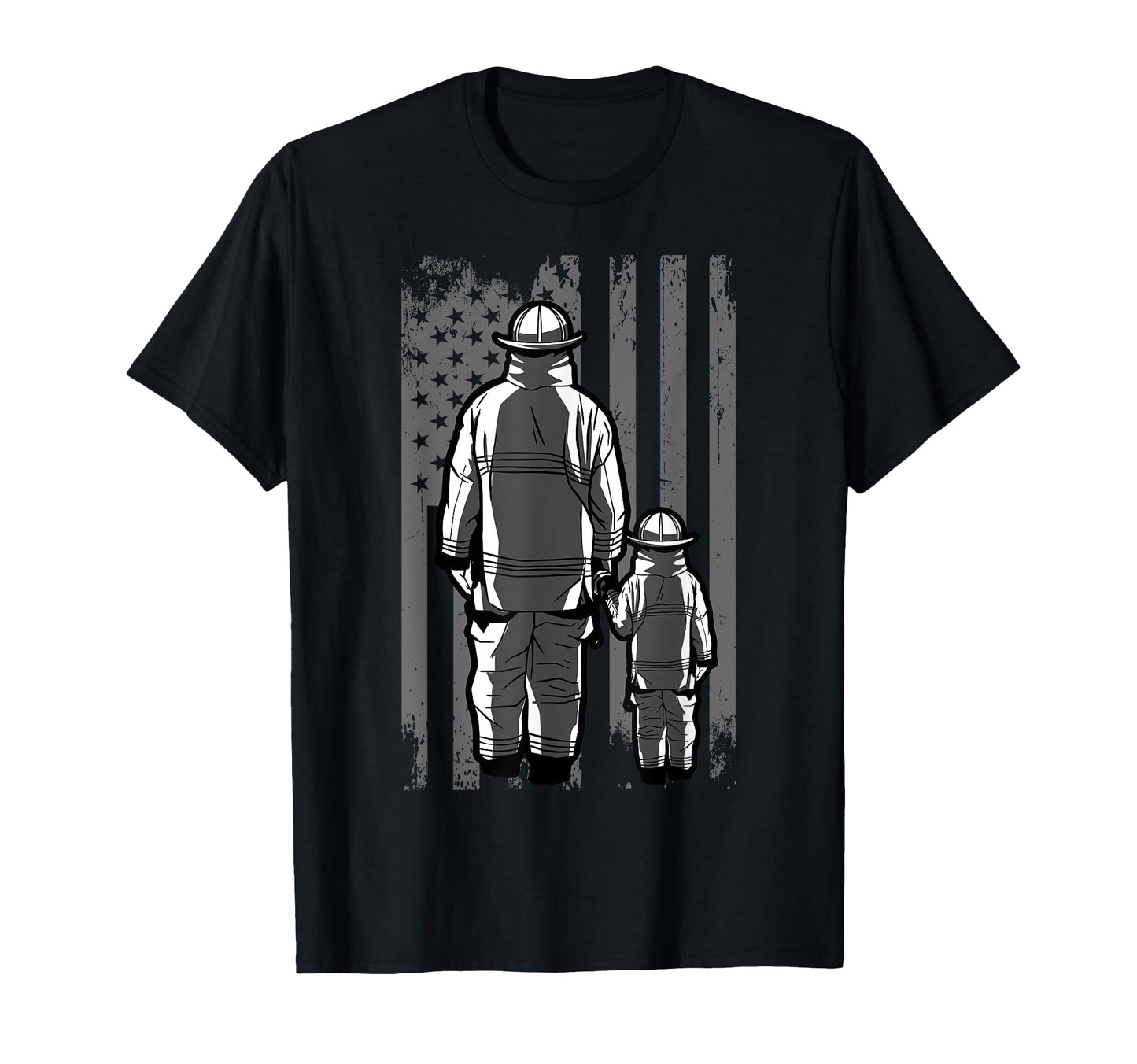 Firefighter Dad Firefighting T-Shirt - Casual Everyday Wear for Adults - T-Shirt, Sweatshirt, Hoodie