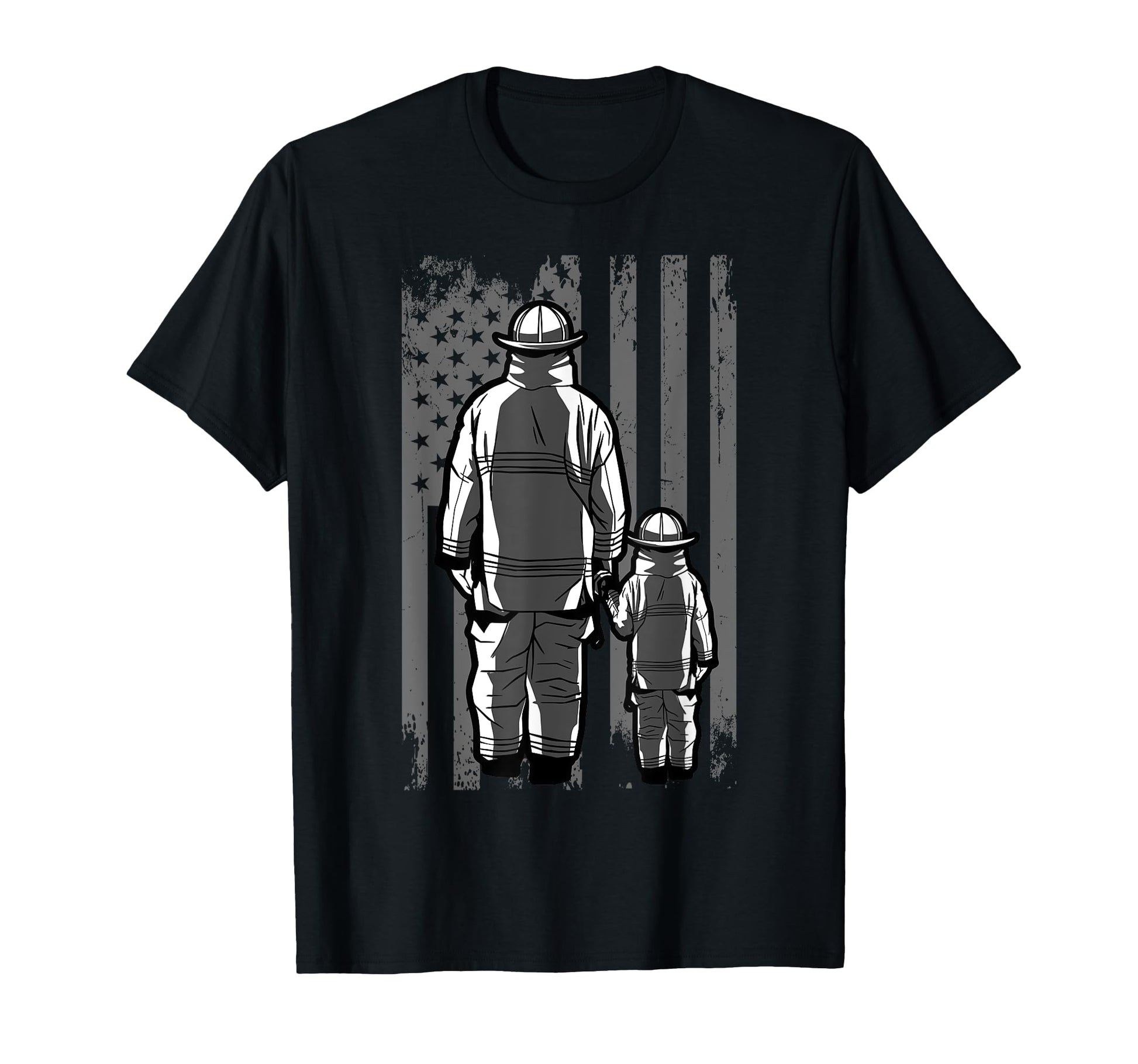 Firefighter Dad Firefighting T-Shirt - Casual Everyday Wear for Adults - T-Shirt, Sweatshirt, Hoodie