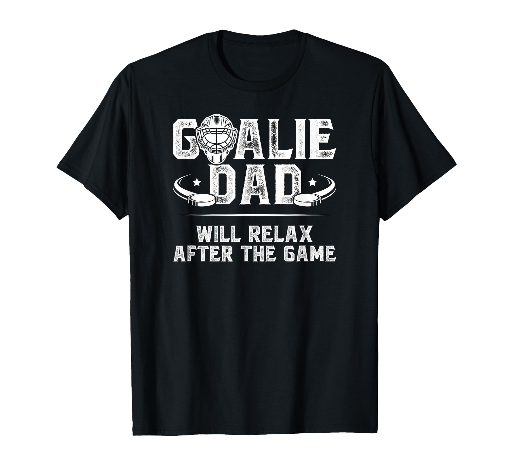 Funny Hockey Goalie Dad Ice Hockey T-Shirt - Trendy Graphic Men Women - T-Shirt, Sweatshirt, Hoodie