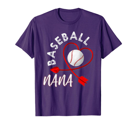 Baseball Nana Baseball Player T-Shirt - Casual Everyday Wear Unisex - T-Shirt, Sweatshirt, Hoodie
