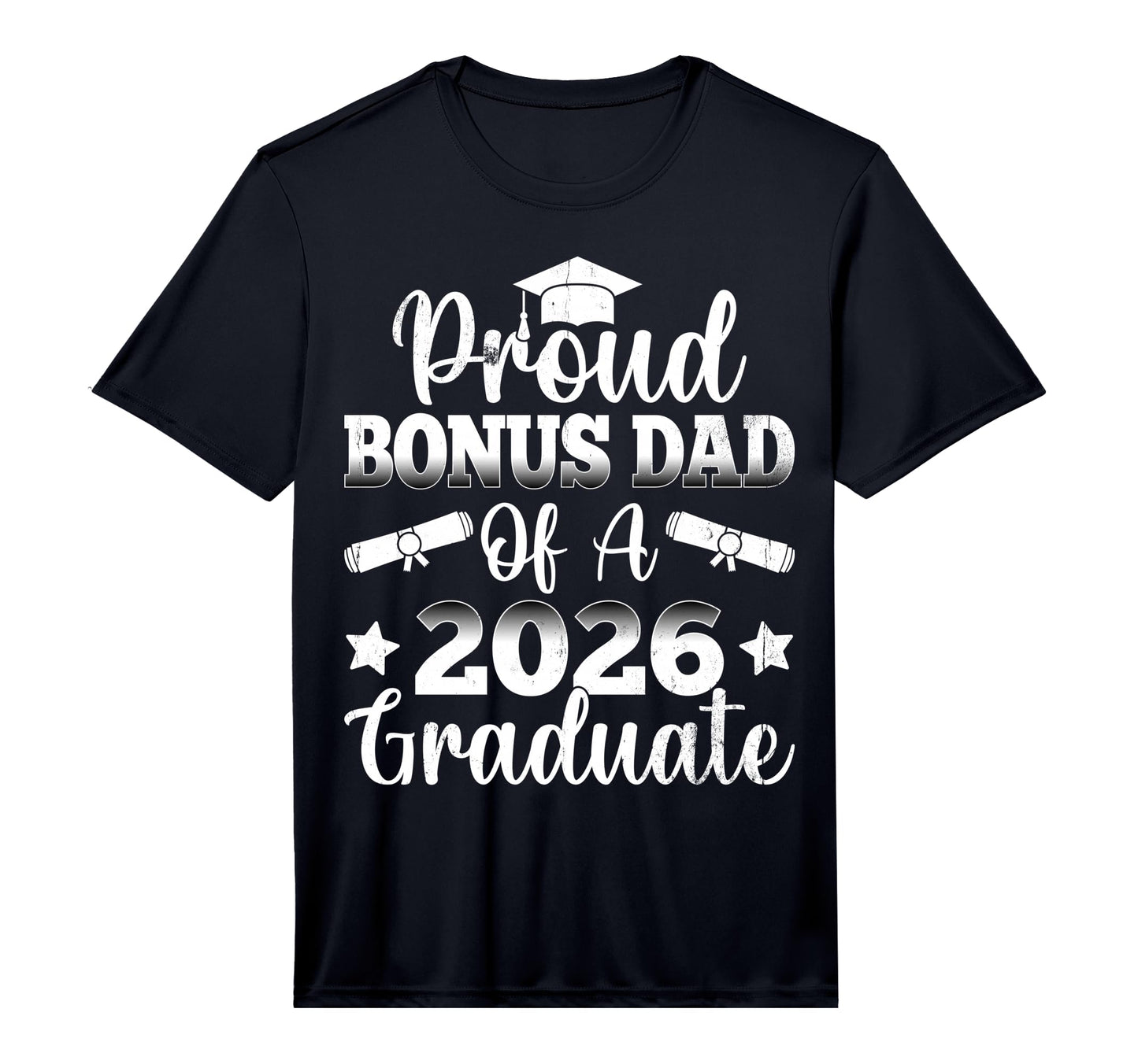 Mens Class 2026 Proud Bonus Dad T-Shirt - Novelty Apparel for Adults - T-Shirt, Sweatshirt, Hoodie