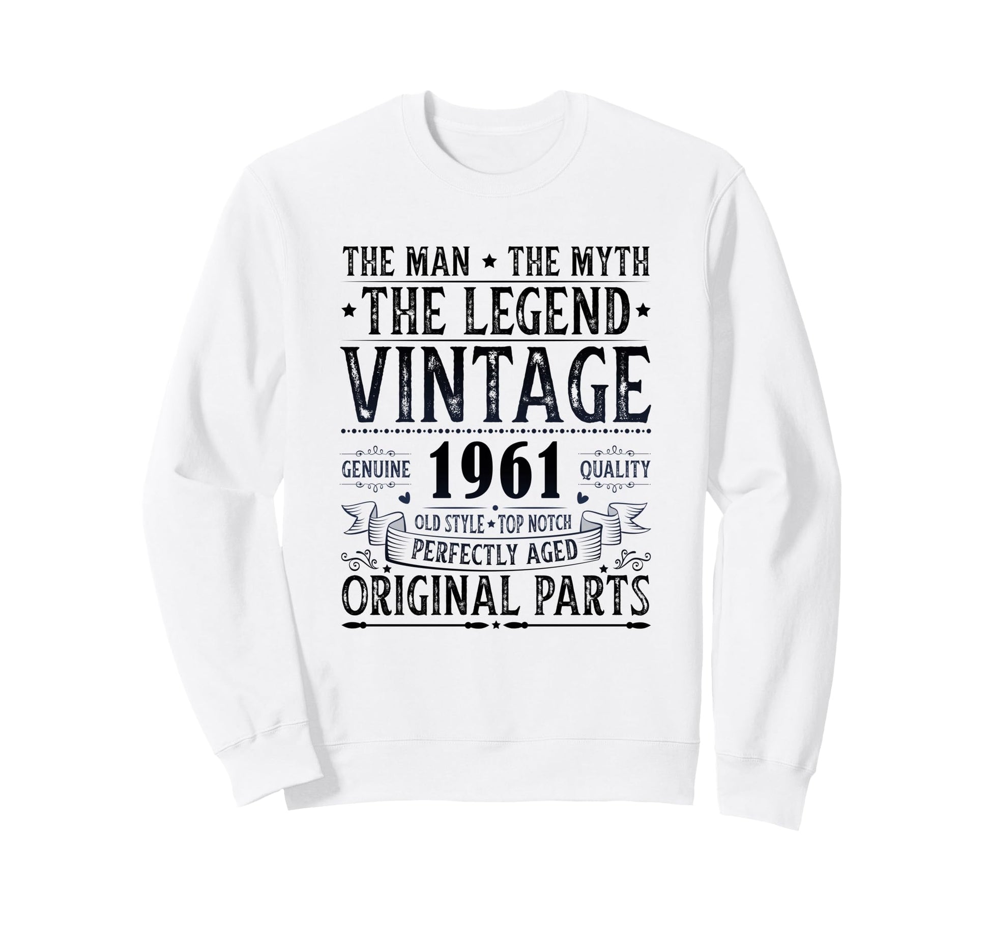 1961 T Shirts Funny 1961 Birthday Sweatshirt - Custom Art Print Men Women - T-Shirt, Sweatshirt, Hoodie