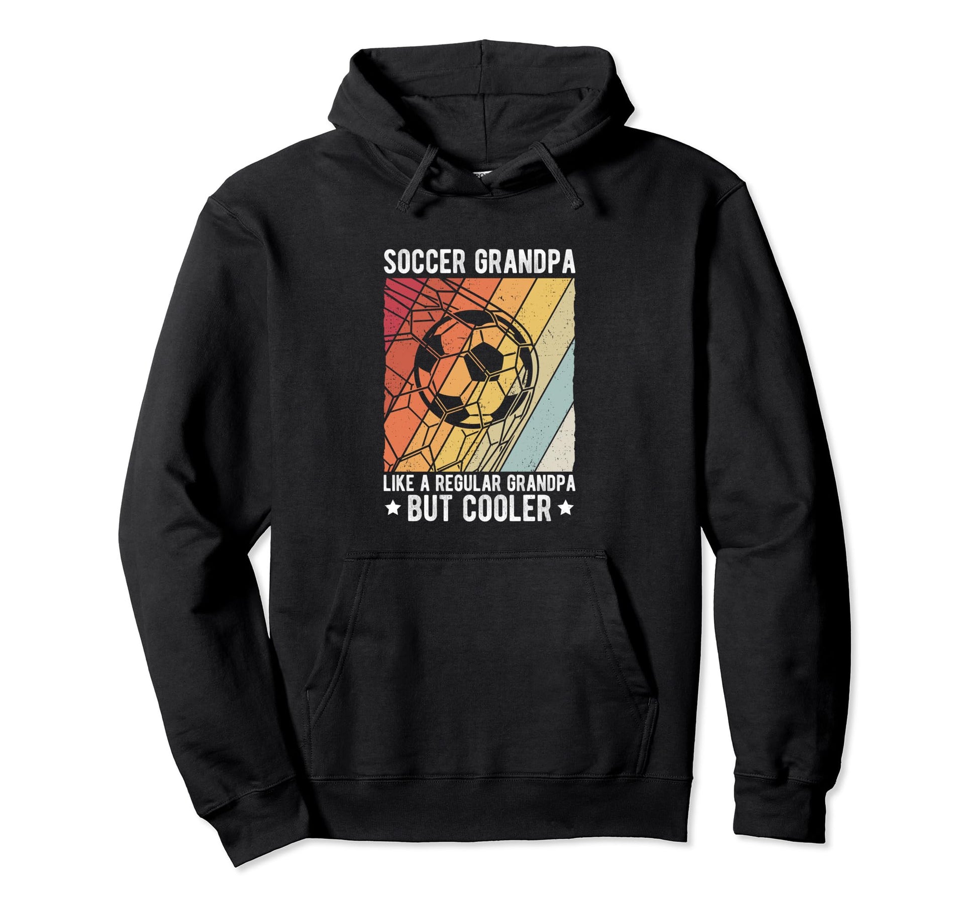 Soccer Grandpa Like Regular Grandpa But Hoodie - Fun Novelty Design Unisex - T-Shirt, Sweatshirt, Hoodie