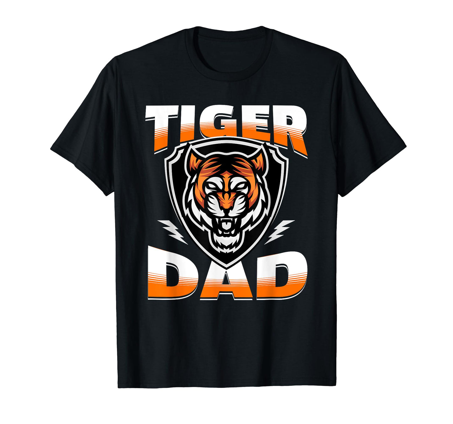 Tiger Dad Game Day Dad Tigers Mascot T-Shirt - Aesthetic Graphic Unisex - T-Shirt, Sweatshirt, Hoodie