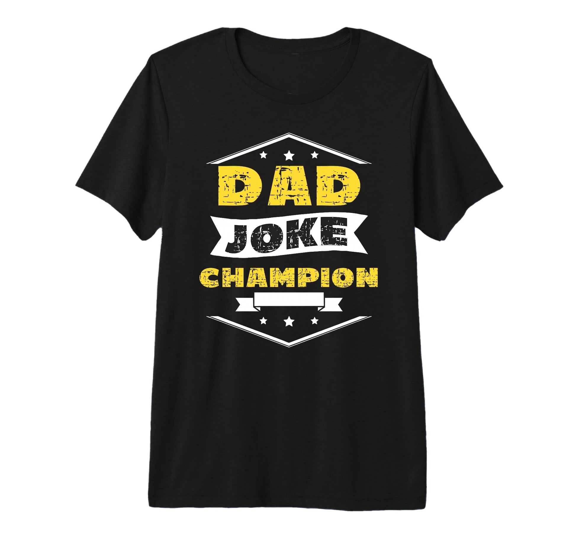 Dad Joke Champion Fathers Tri Blend T-Shirt - Fun Novelty Design Unisex - T-Shirt, Sweatshirt, Hoodie