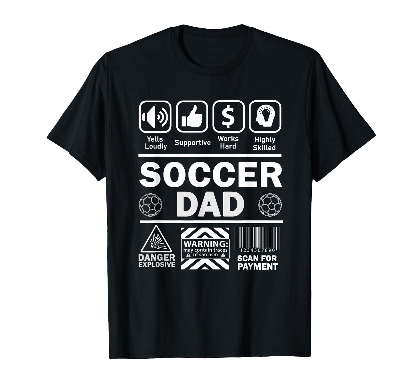 Soccer Dad Funny Contents Sports T-Shirt - Aesthetic Graphic Men Women - T-Shirt, Sweatshirt, Hoodie