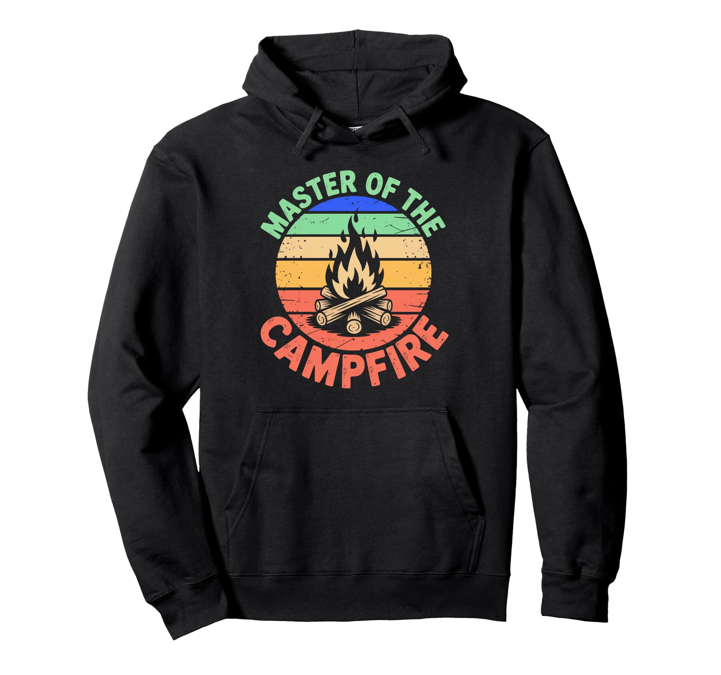 Master Campfire Dad Camping Gifts Hoodie - Fun Novelty Design Men Women - T-Shirt, Sweatshirt, Hoodie
