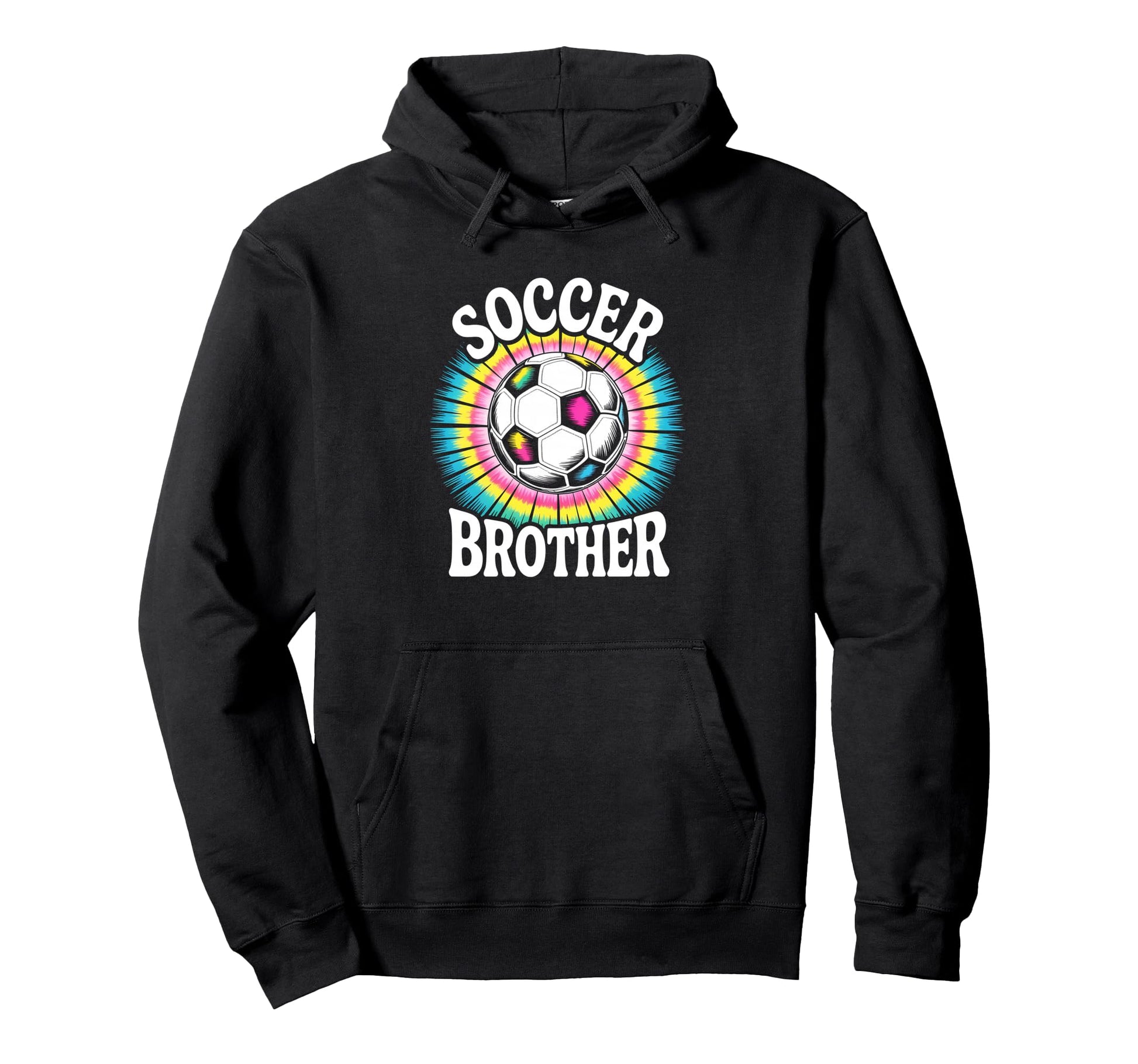 Soccer Brother Tie Dye Spirit Hoodie - Streetwear Style Unisex - T-Shirt, Sweatshirt, Hoodie