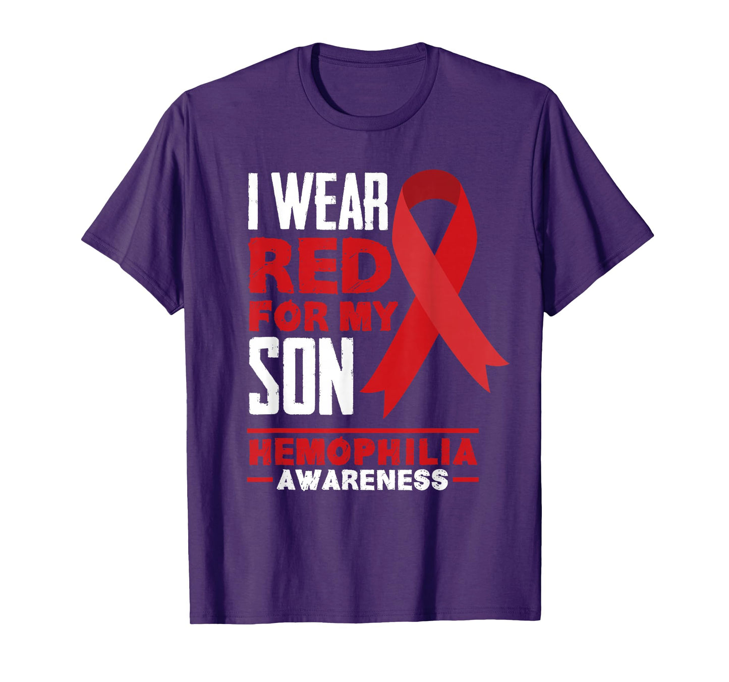 I Wear Red My Son Proud Mom Dad T-Shirt - Aesthetic Graphic for Adults - T-Shirt, Sweatshirt, Hoodie