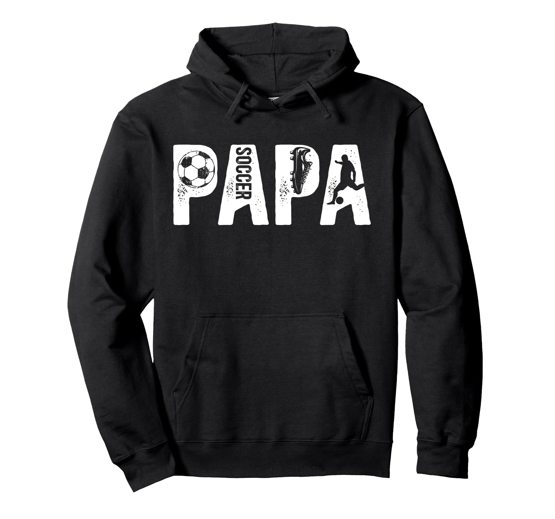 Soccer Papa Grandpa Papa Soccer Player Hoodie - Custom Art Print Unisex - T-Shirt, Sweatshirt, Hoodie