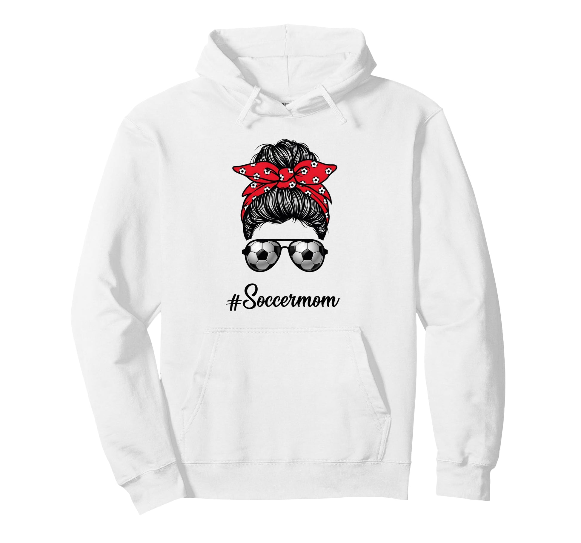 Soccermom Soccer Mama Soccer Momlife Hoodie - Trendy Graphic Unisex - T-Shirt, Sweatshirt, Hoodie