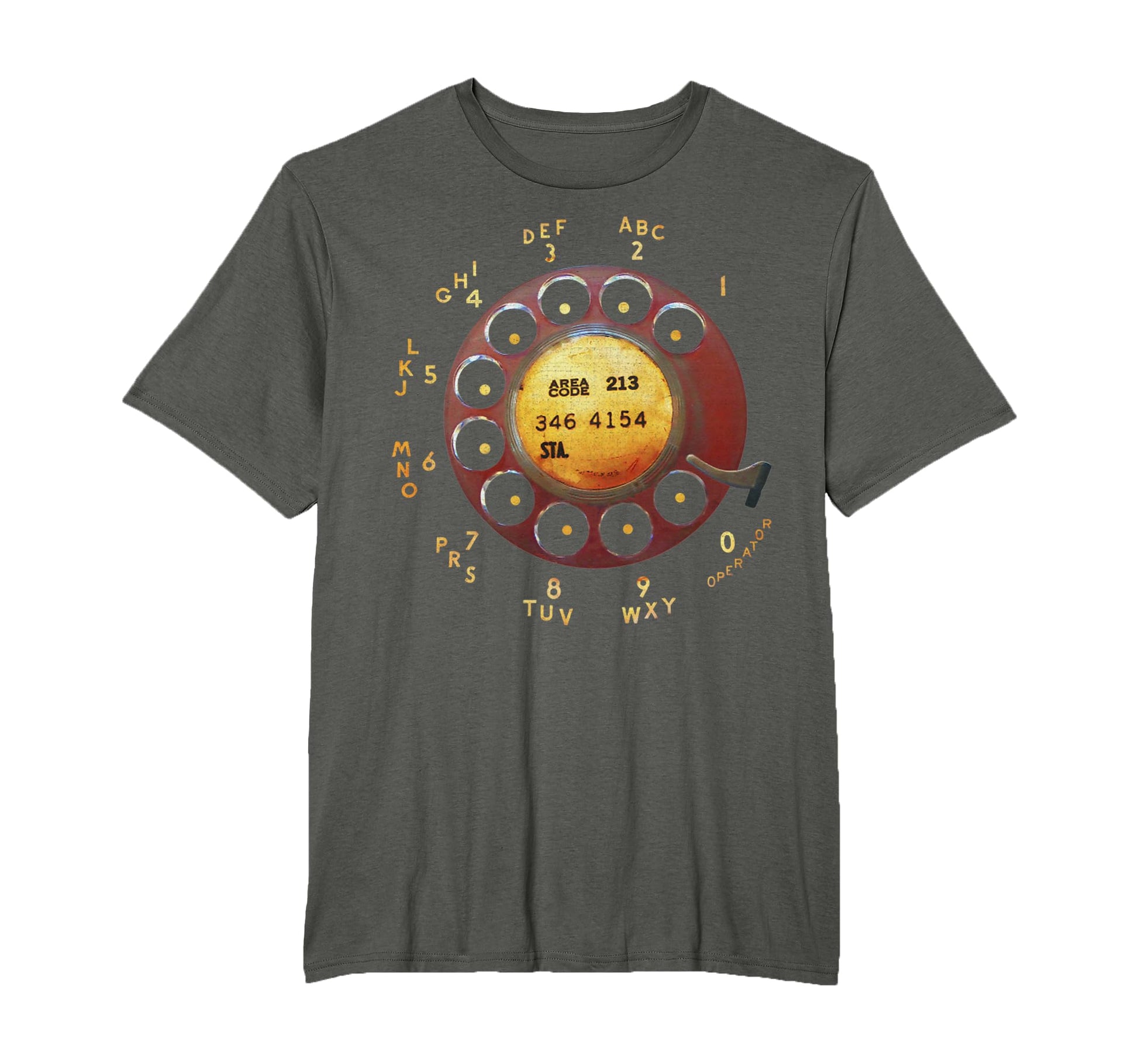 Dial Plate Rotary Dial Phone T-Shirt - Minimalist Print Men Women - T-Shirt, Sweatshirt, Hoodie