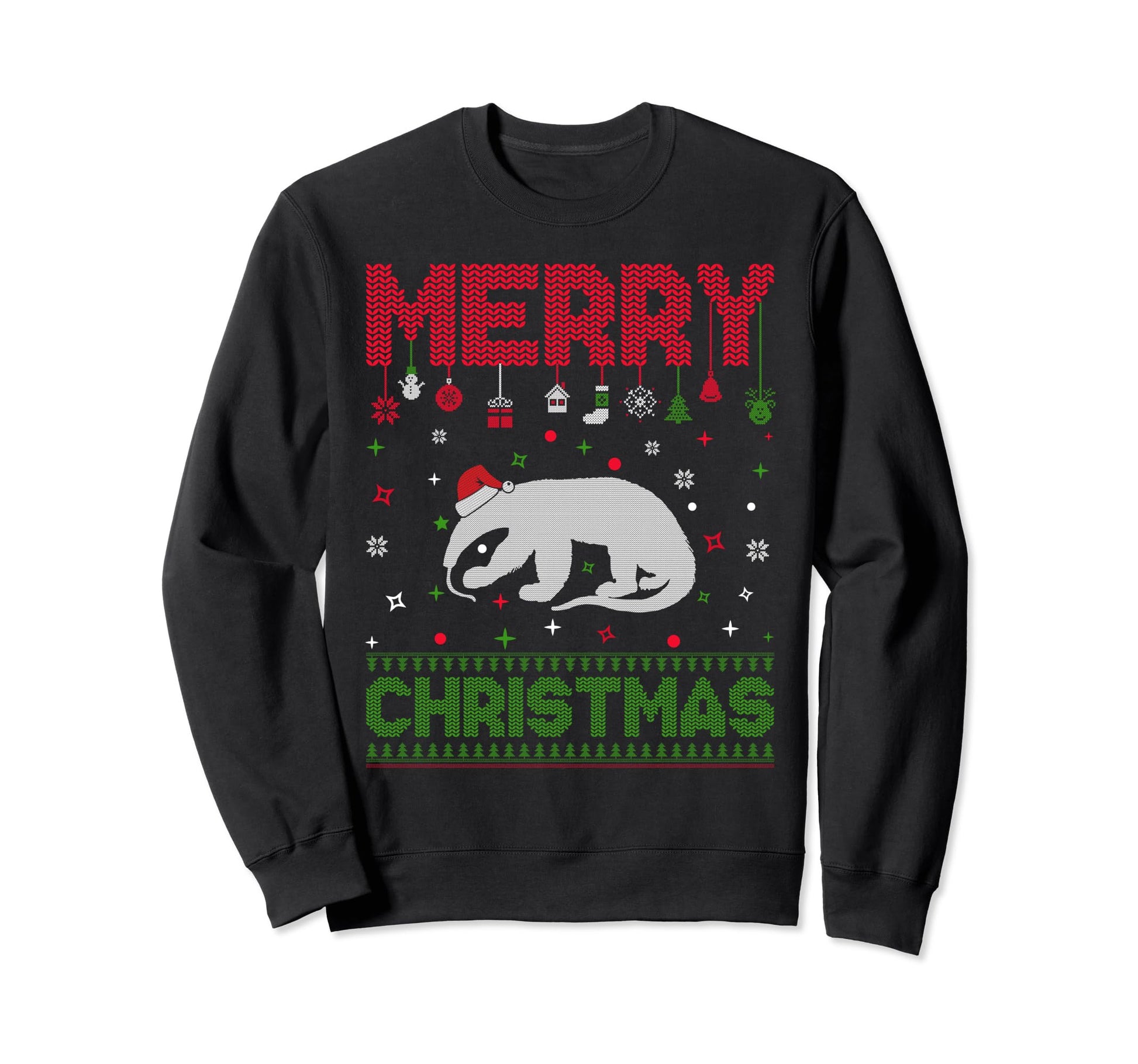 Ugly Holiday Funny Anteater Sweatshirt - Minimalist Print for Adults - T-Shirt, Sweatshirt, Hoodie