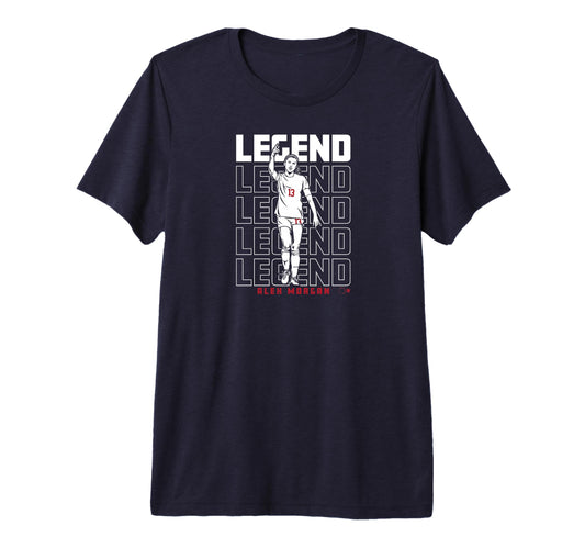 Alex Morgan Legend Uswnt Players T-Shirt - Novelty Apparel for Adults - T-Shirt, Sweatshirt, Hoodie
