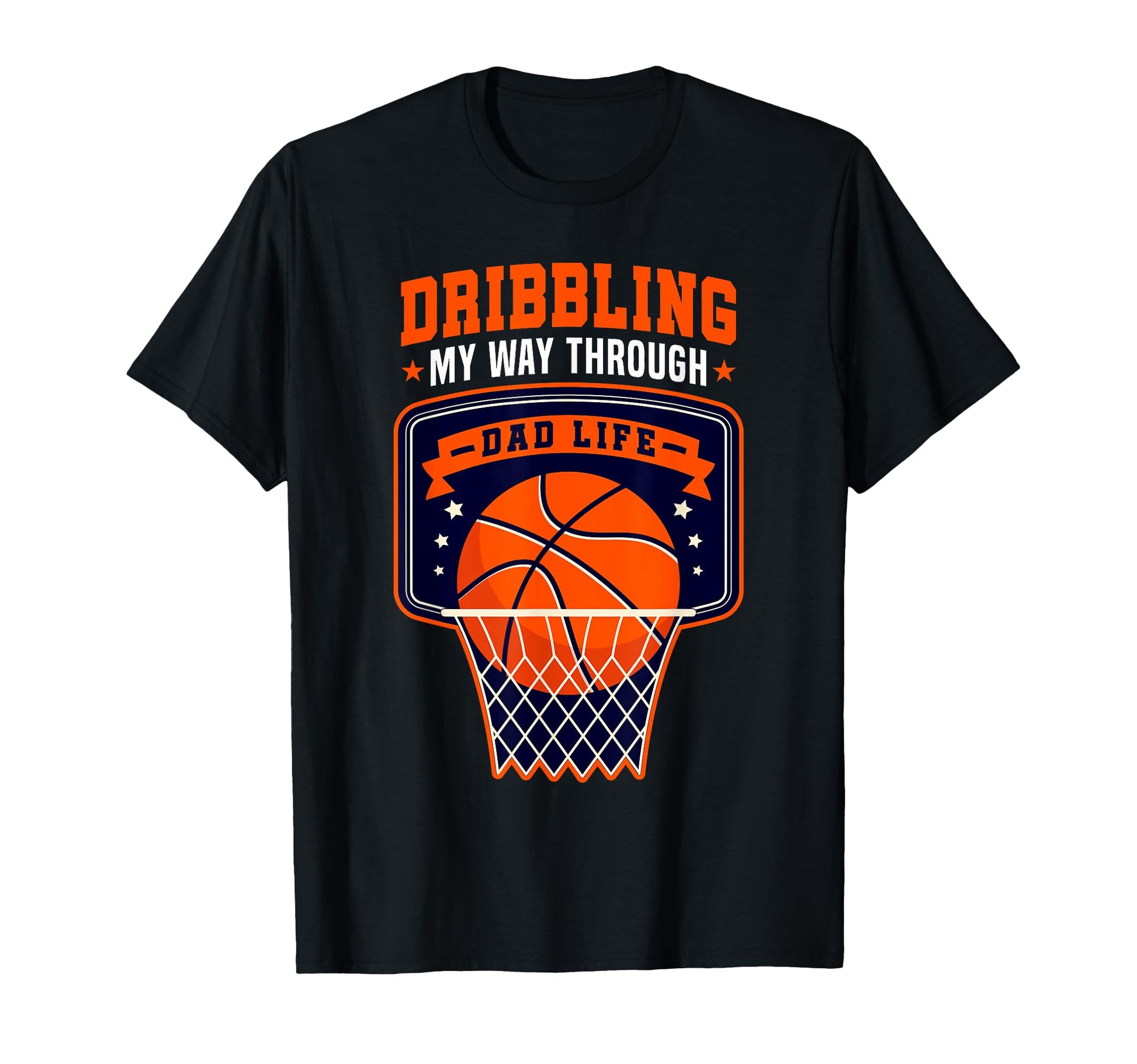Funny Basketball Lover Basketball Dad T-Shirt - Minimalist Print Men Women - T-Shirt, Sweatshirt, Hoodie