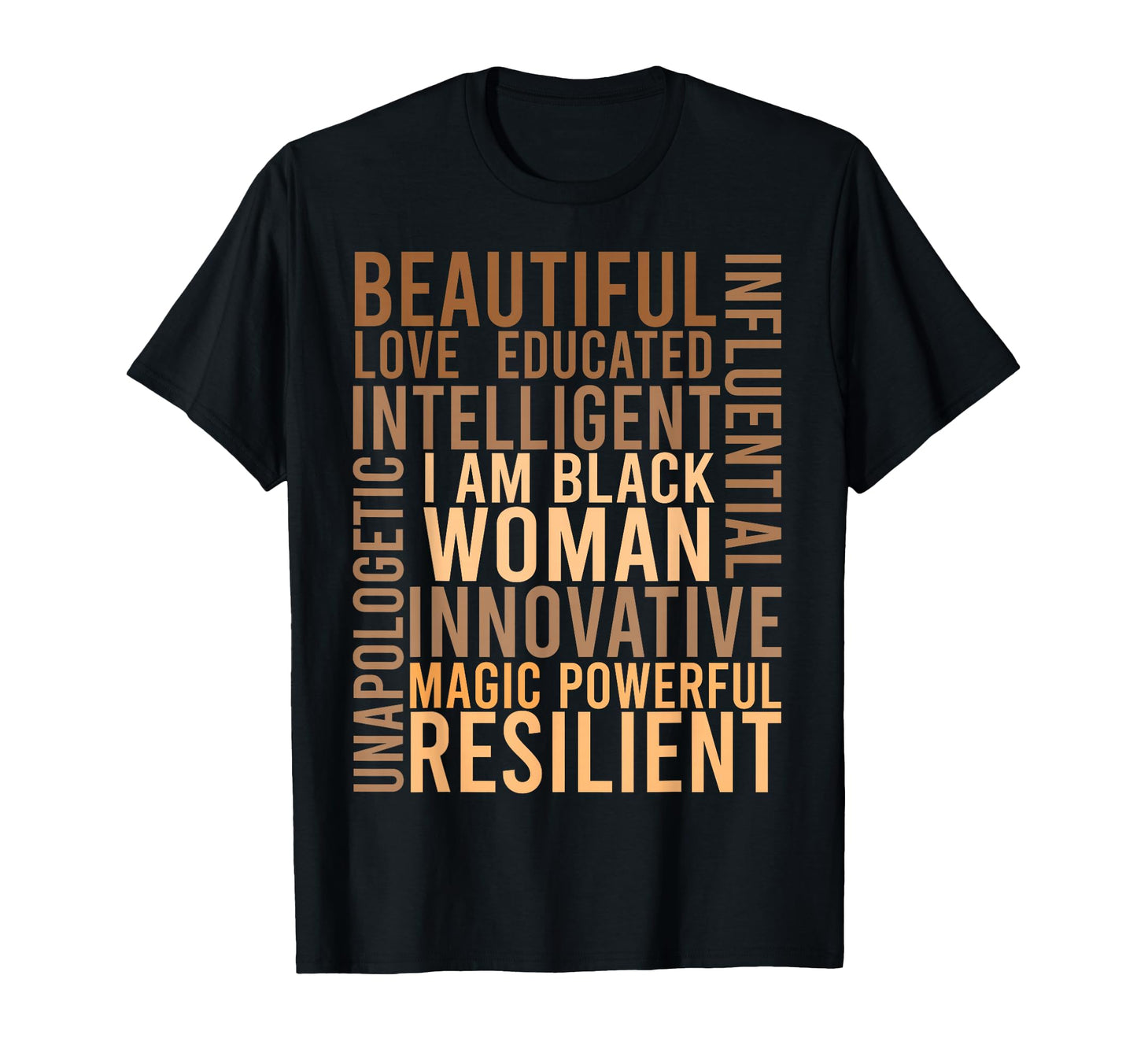 I Am Black Black History Month T-Shirt - Minimalist Print Men Women - T-Shirt, Sweatshirt, Hoodie