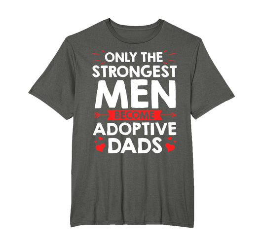 Adopted Father Adoptive Dad Fathers T-Shirt - Aesthetic Graphic for Adults - T-Shirt, Sweatshirt, Hoodie
