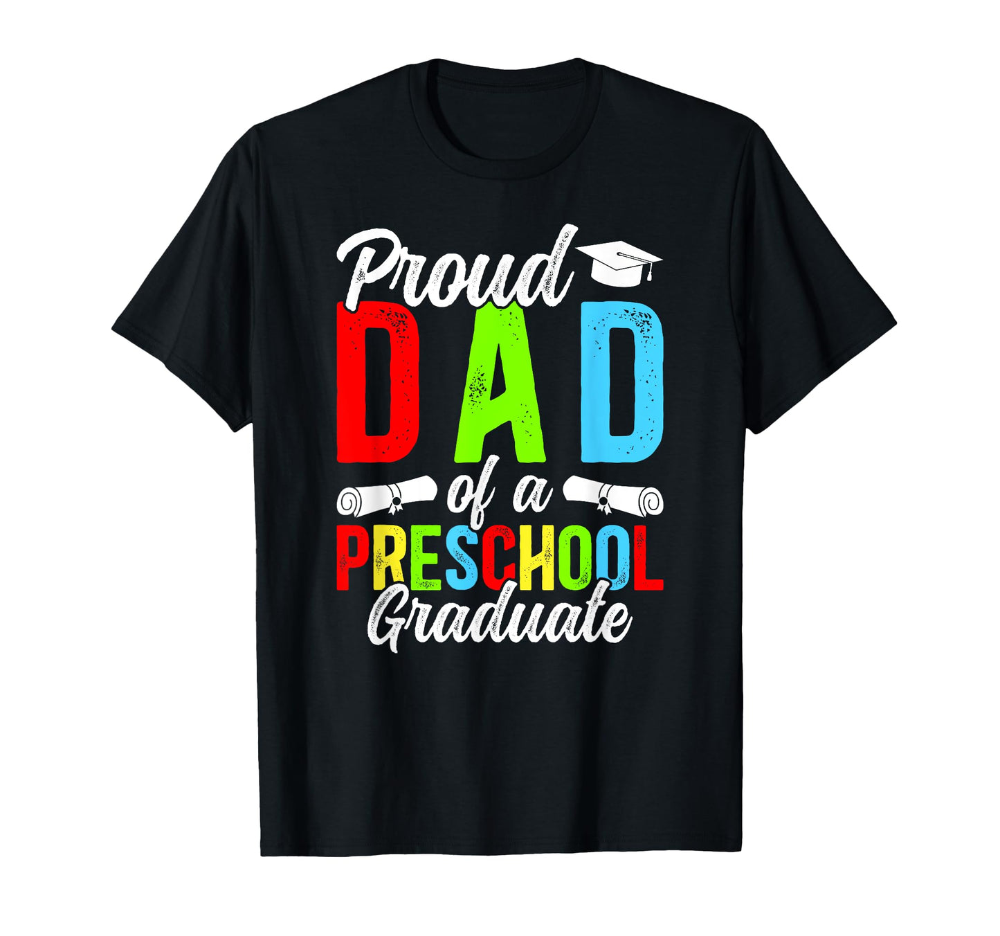 Dad Preschool Graduate Dad Preschool T-Shirt - Minimalist Print Unisex - T-Shirt, Sweatshirt, Hoodie