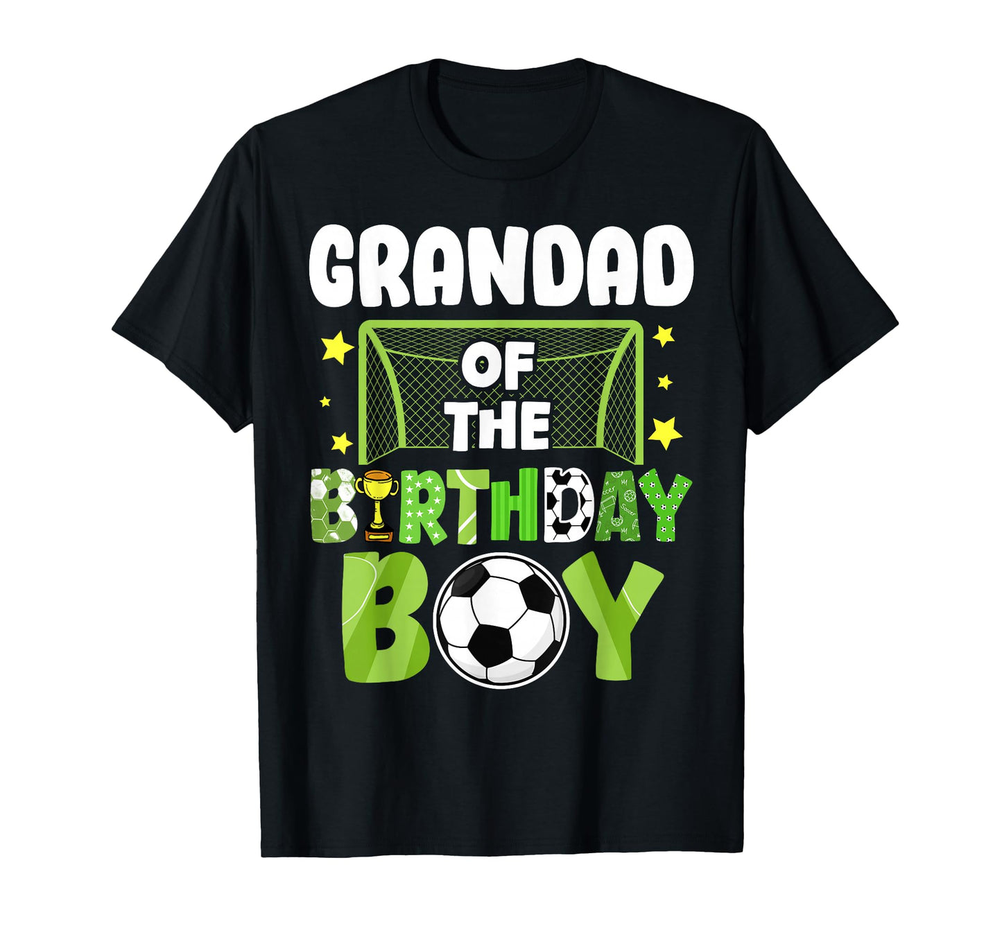 Soccer Grandad Birthday Party T-Shirt - Aesthetic Graphic for Adults - T-Shirt, Sweatshirt, Hoodie