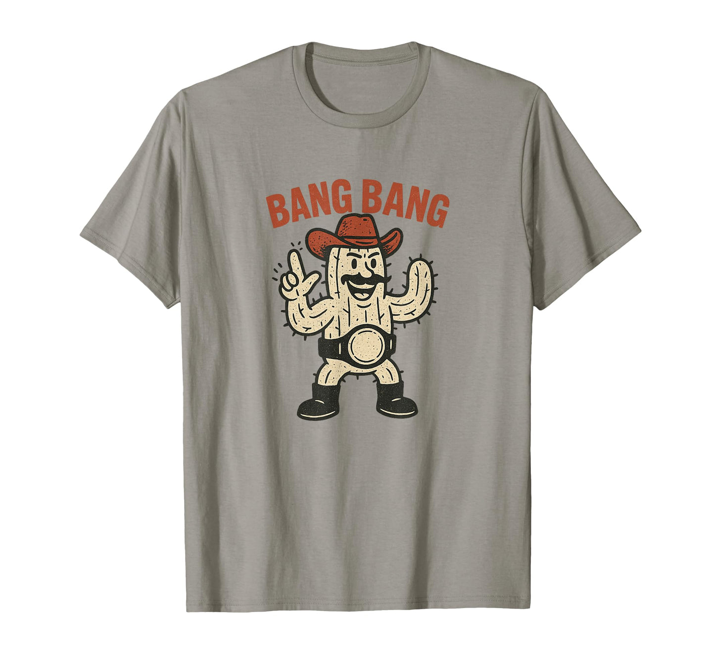 Wrestling Cactus Bang Bang T-Shirt - Unique Graphic Men Women - T-Shirt, Sweatshirt, Hoodie