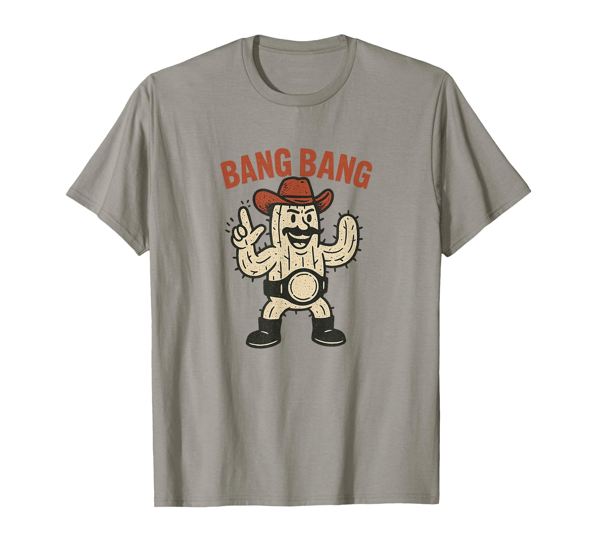 Wrestling Cactus Bang Bang T-Shirt - Unique Graphic Men Women - T-Shirt, Sweatshirt, Hoodie
