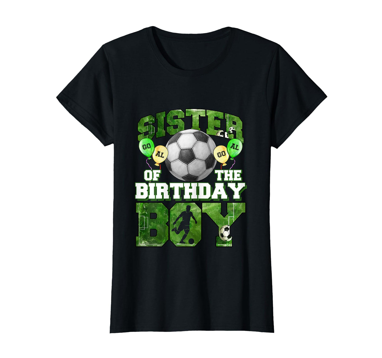 Soccer Sister Birthday Party Soccer T-Shirt - Novelty Apparel for Adults - T-Shirt, Sweatshirt, Hoodie