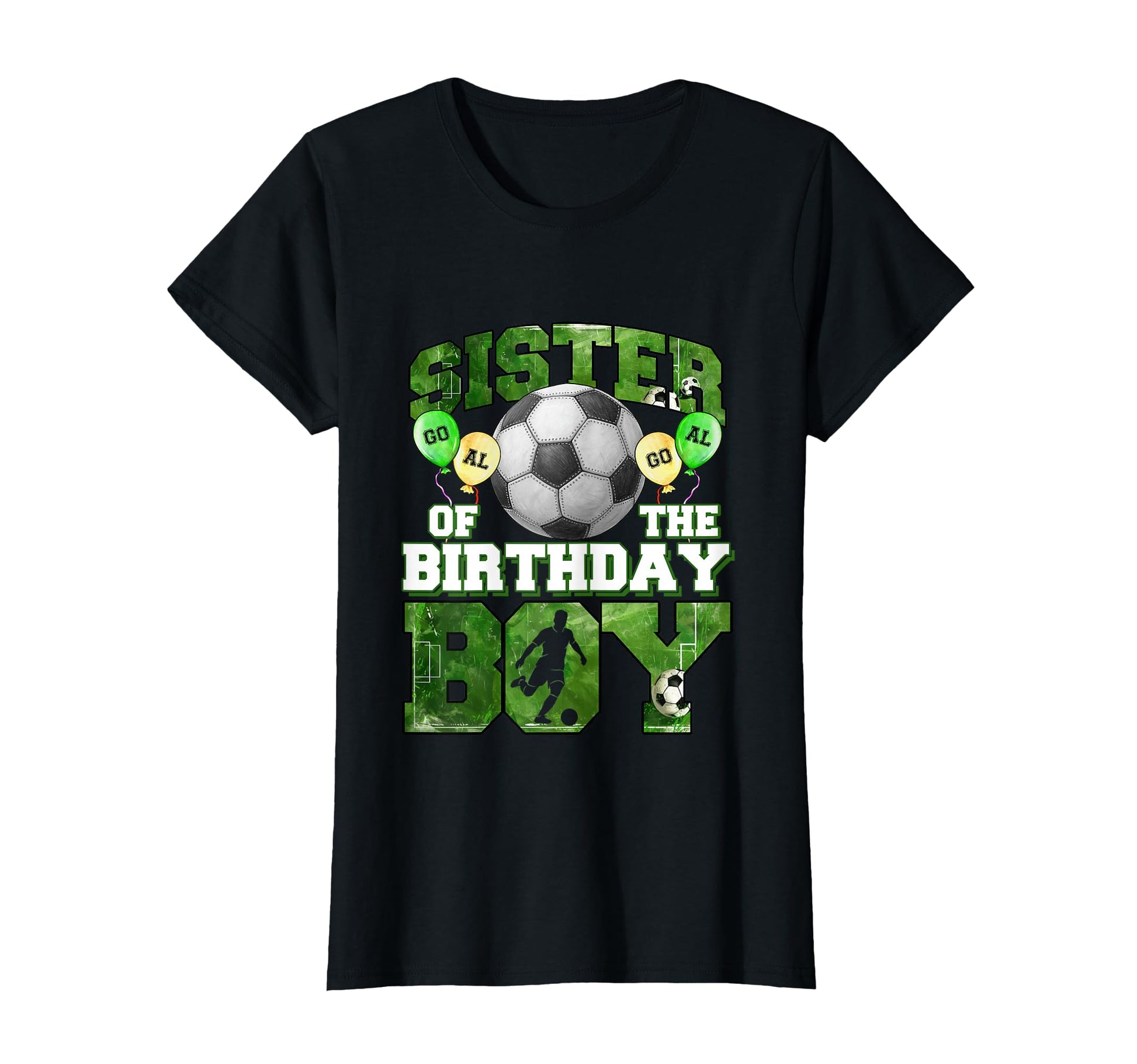 Soccer Sister Birthday Party Soccer T-Shirt - Novelty Apparel for Adults - T-Shirt, Sweatshirt, Hoodie