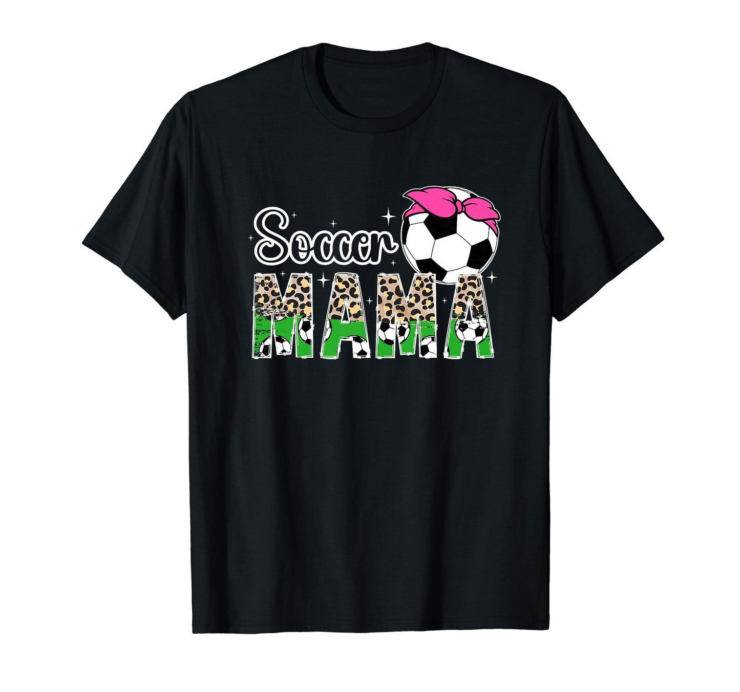 Soccer Mama Leopard Soccer Mom T-Shirt - Aesthetic Graphic for Adults - T-Shirt, Sweatshirt, Hoodie