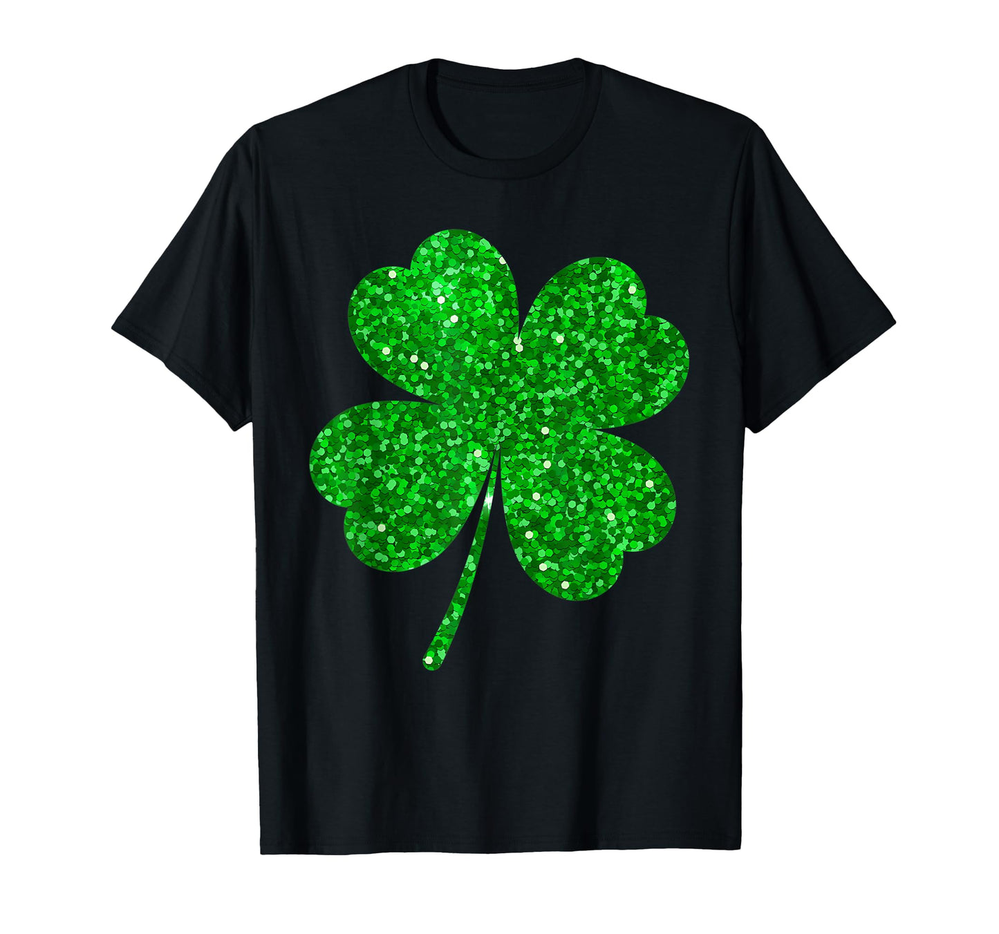 Irish Lucky Shamrock Green Clover St T-Shirt - Custom Art Print Men Women - T-Shirt, Sweatshirt, Hoodie