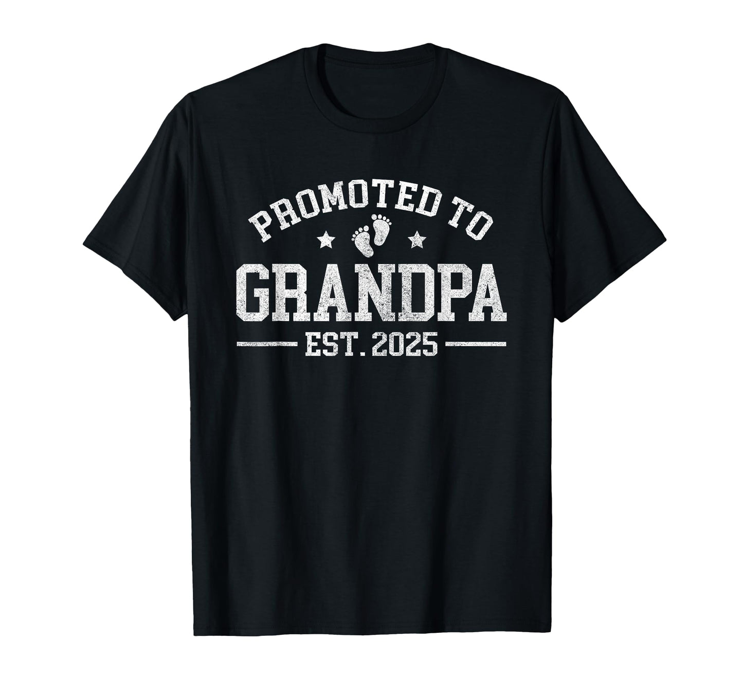 Promoted To Grandpa Est 2025 T-Shirt - Aesthetic Graphic for Adults - T-Shirt, Sweatshirt, Hoodie