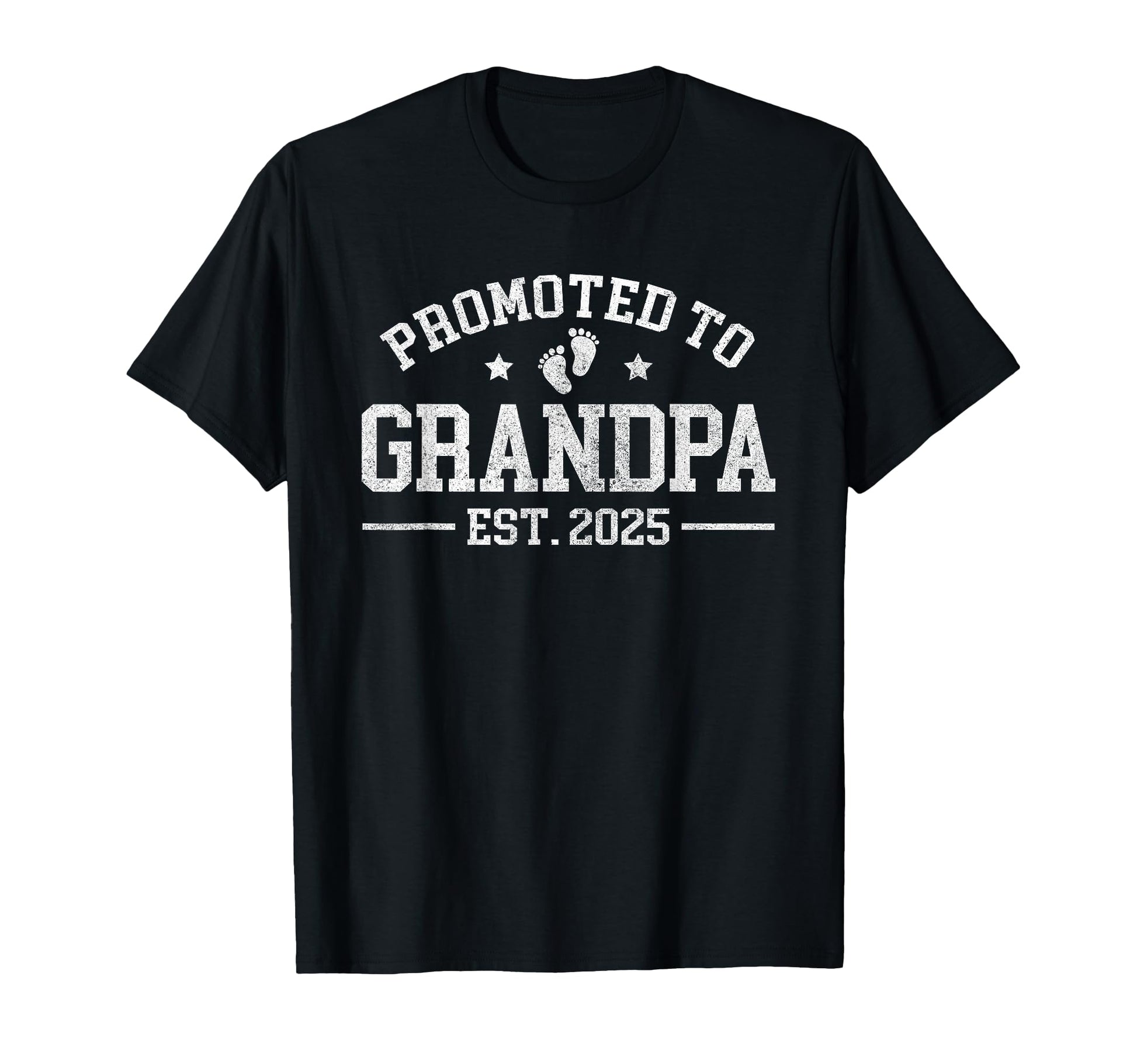 Promoted To Grandpa Est 2025 T-Shirt - Aesthetic Graphic for Adults - T-Shirt, Sweatshirt, Hoodie