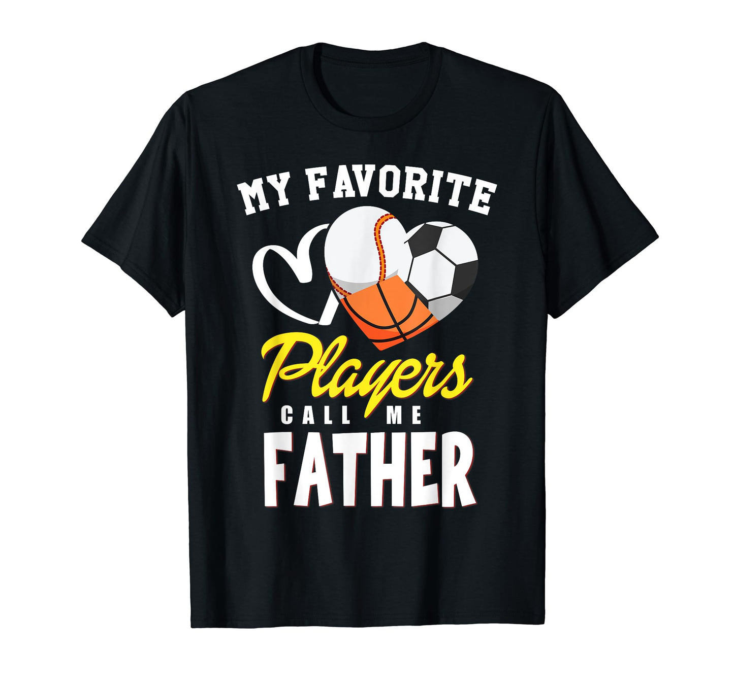 My Favorite Players Baseball Soccer T-Shirt - Minimalist Print for Adults - T-Shirt, Sweatshirt, Hoodie