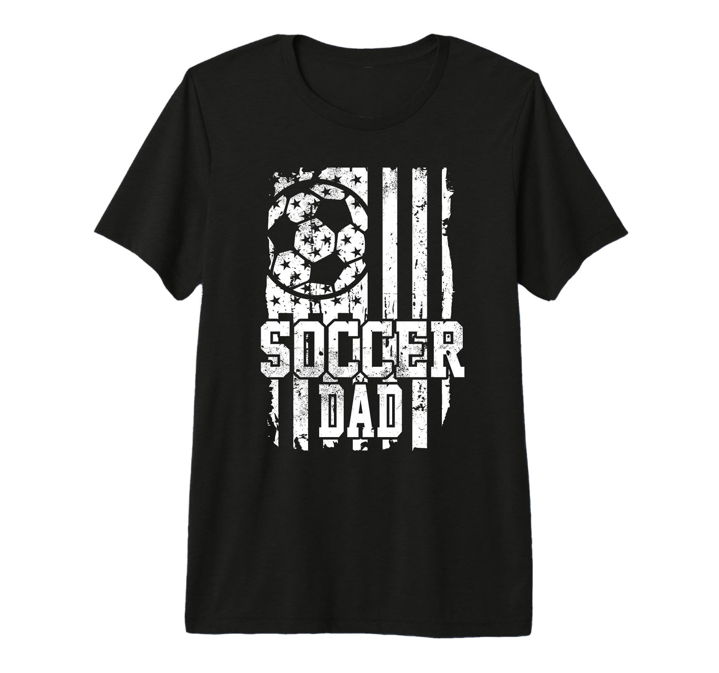 Usa Flag Soccer Dad Soccer Game Day T-Shirt - Streetwear Style Unisex - T-Shirt, Sweatshirt, Hoodie